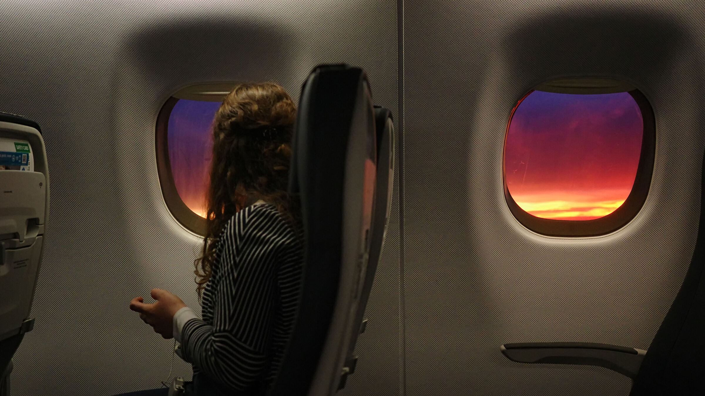 Airplane Sunset...