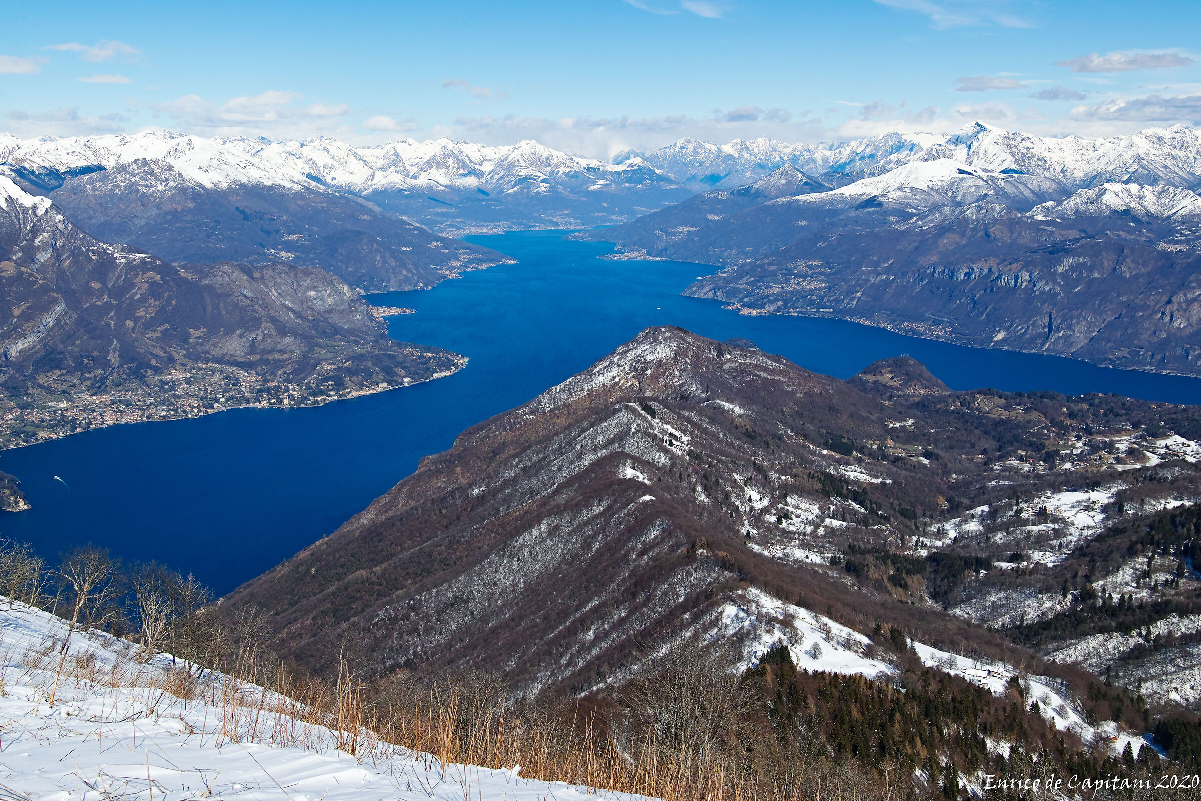 Il Lago di Como dall'Alpe di Terrabiotta...