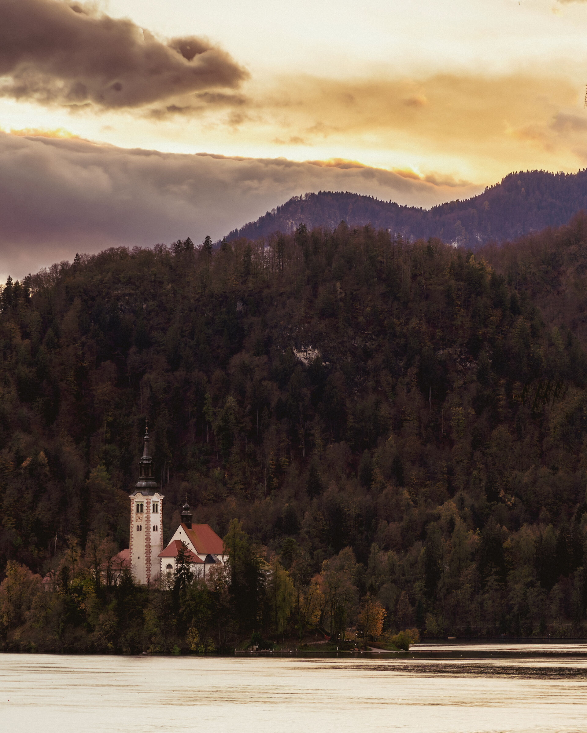 The Church on Lake Bled Island...