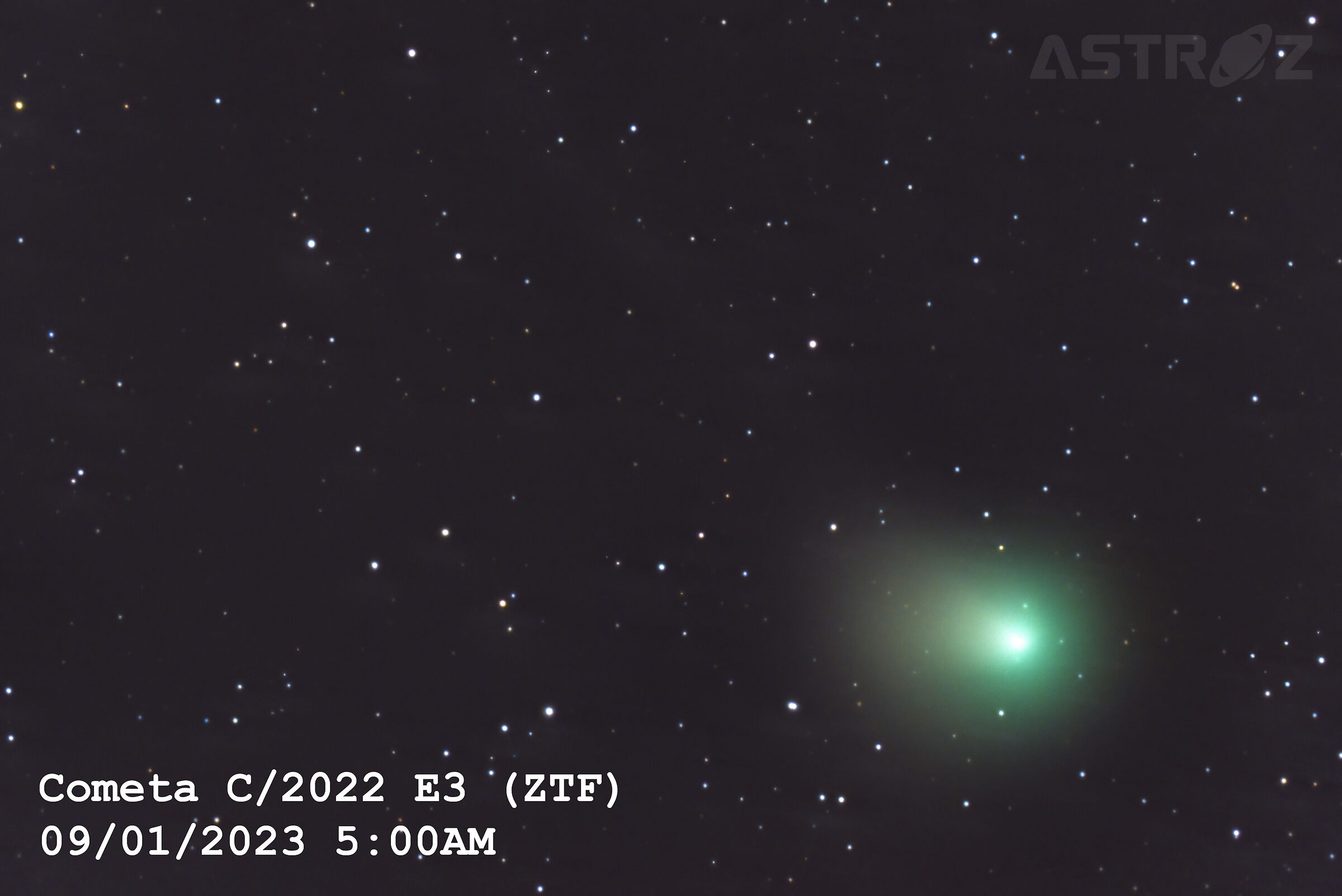 Cometa c/2022 e3 (ztf)...