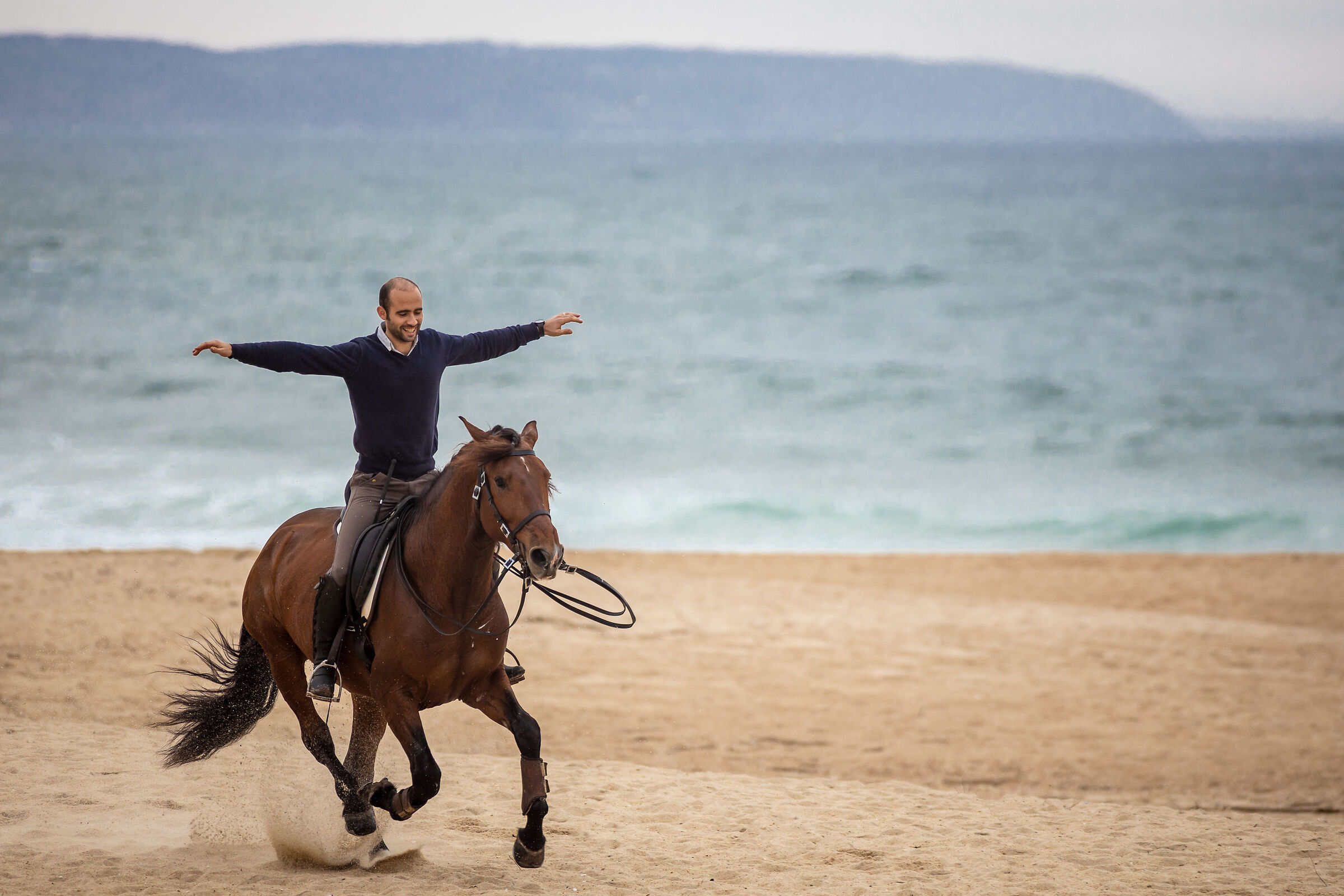 Bruno and his thoroughbred Lusitanian "Conquistador" ...