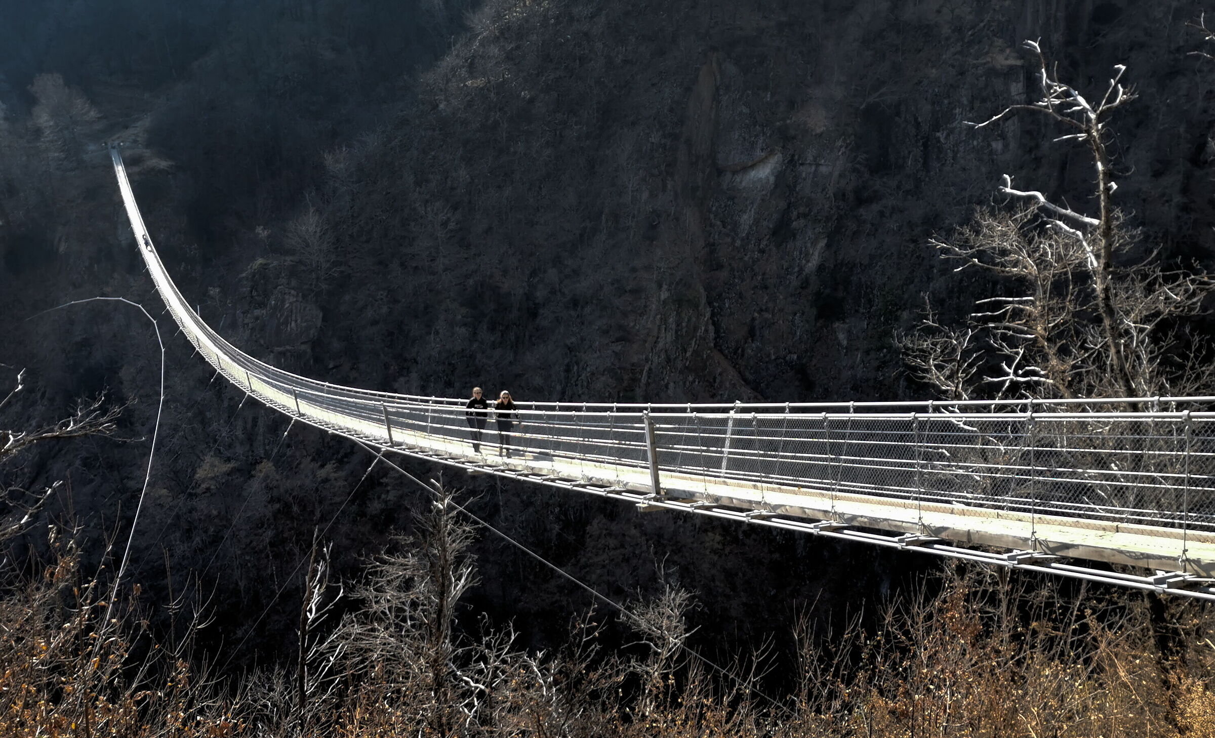 "Ponte Tibetano" Sementina / Monte Carasso...
