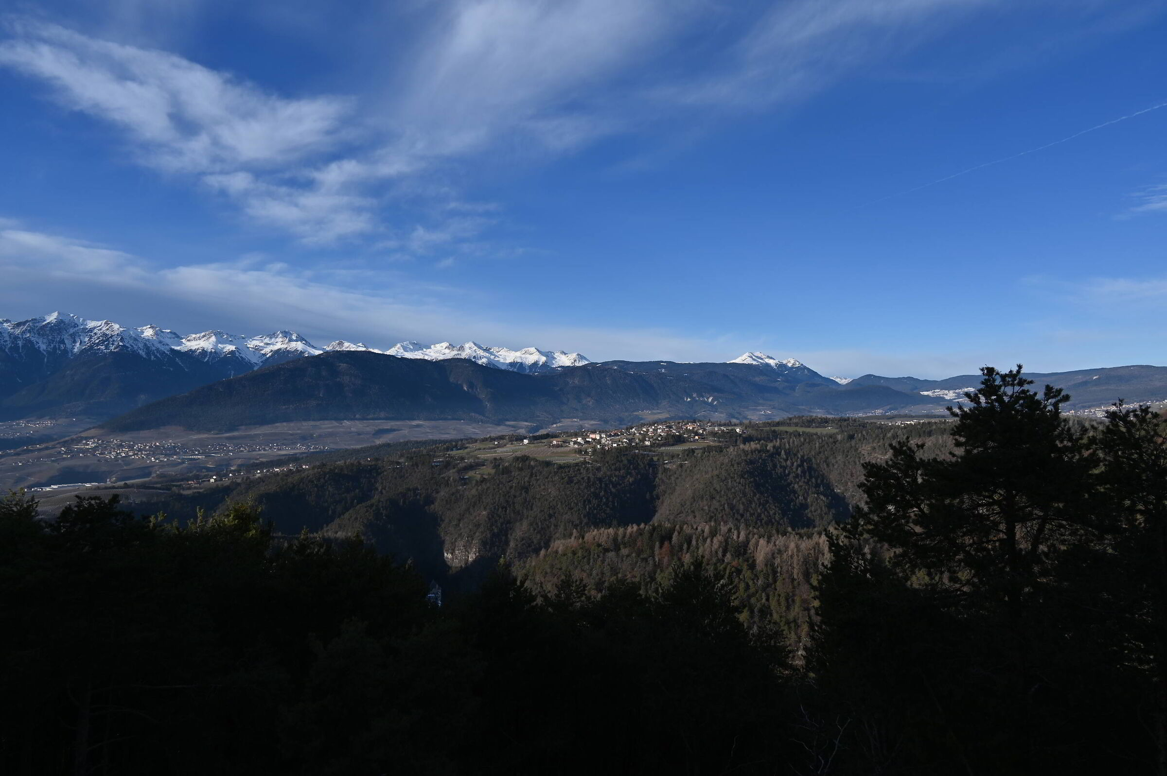 towards the Valle di Sole...