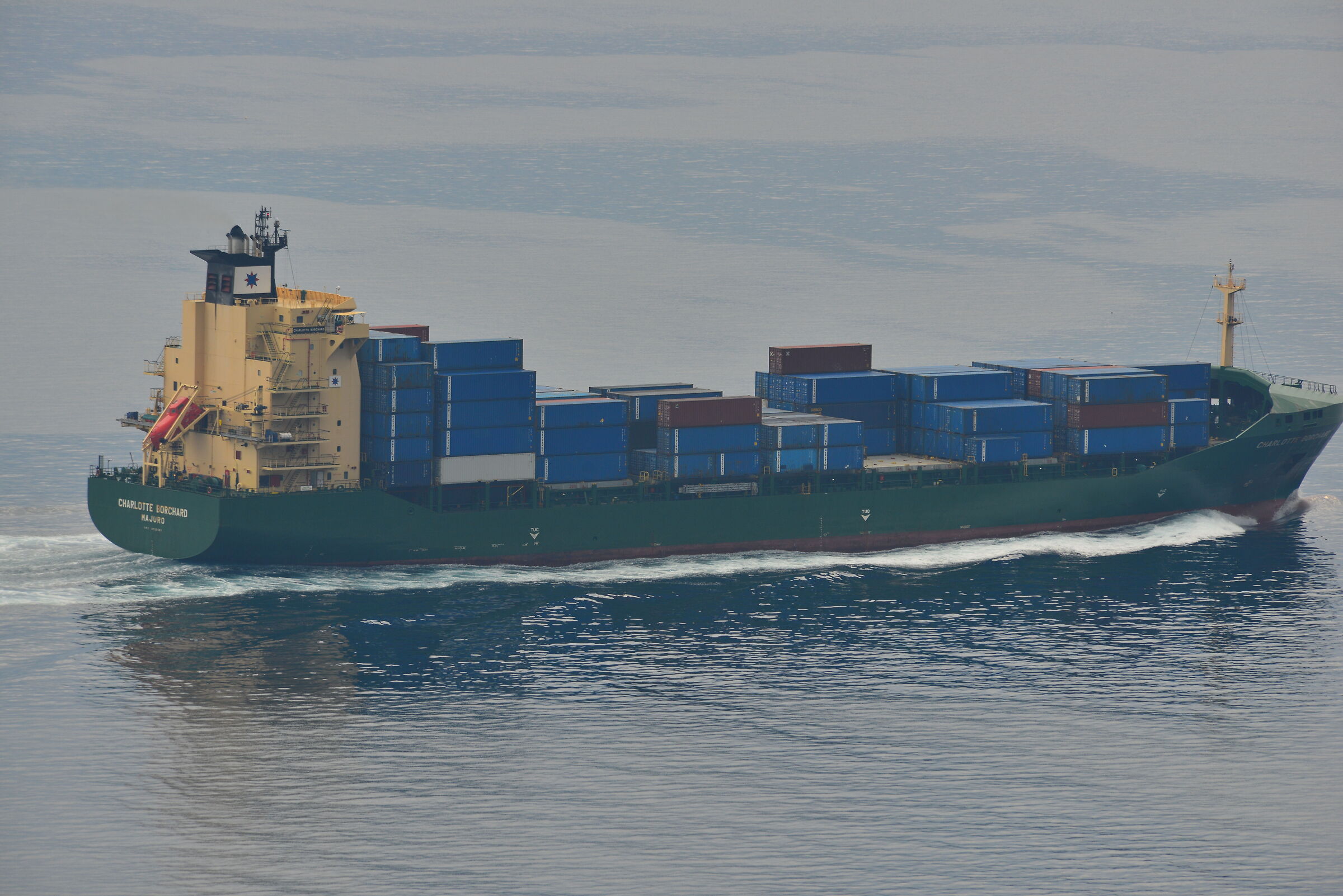 cargo ship in the Gulf of Salerno...