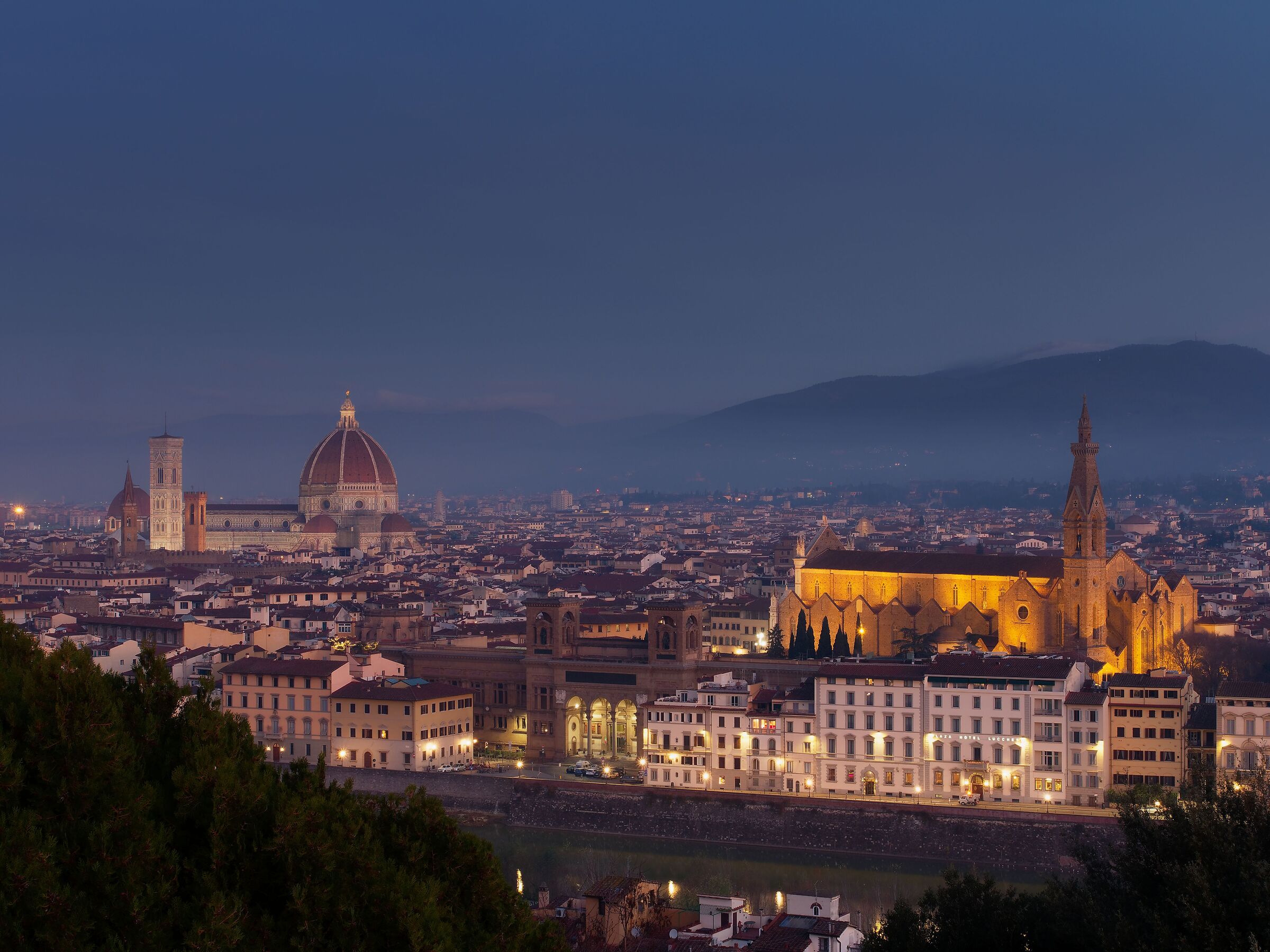 First glimpses of the splendor of Florence...