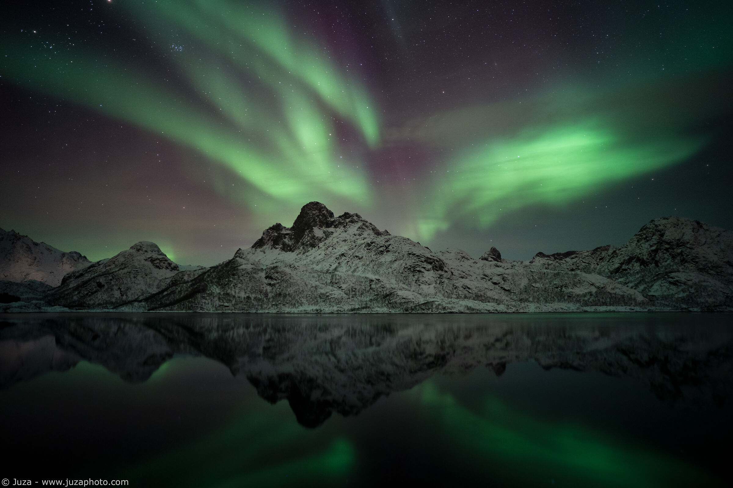 Aurora boreale a Langøya...