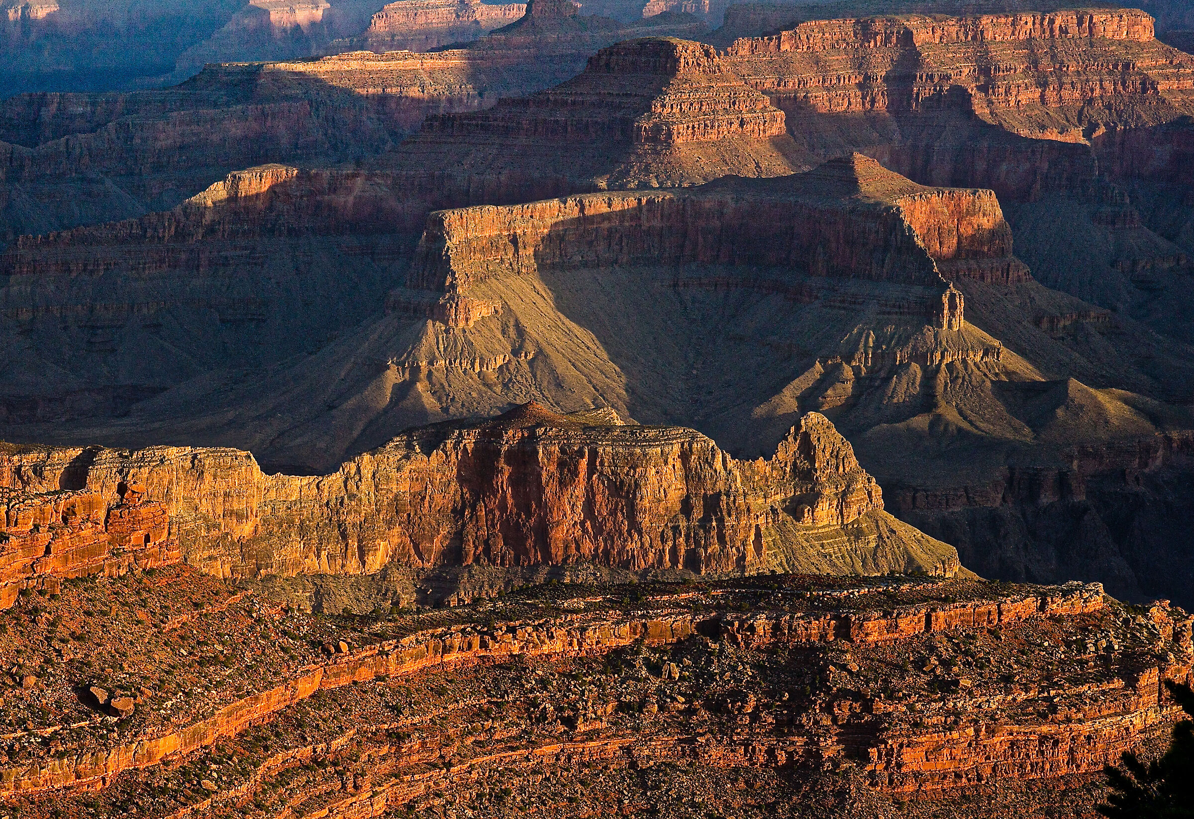 Sunrise over the Grand Canyon...