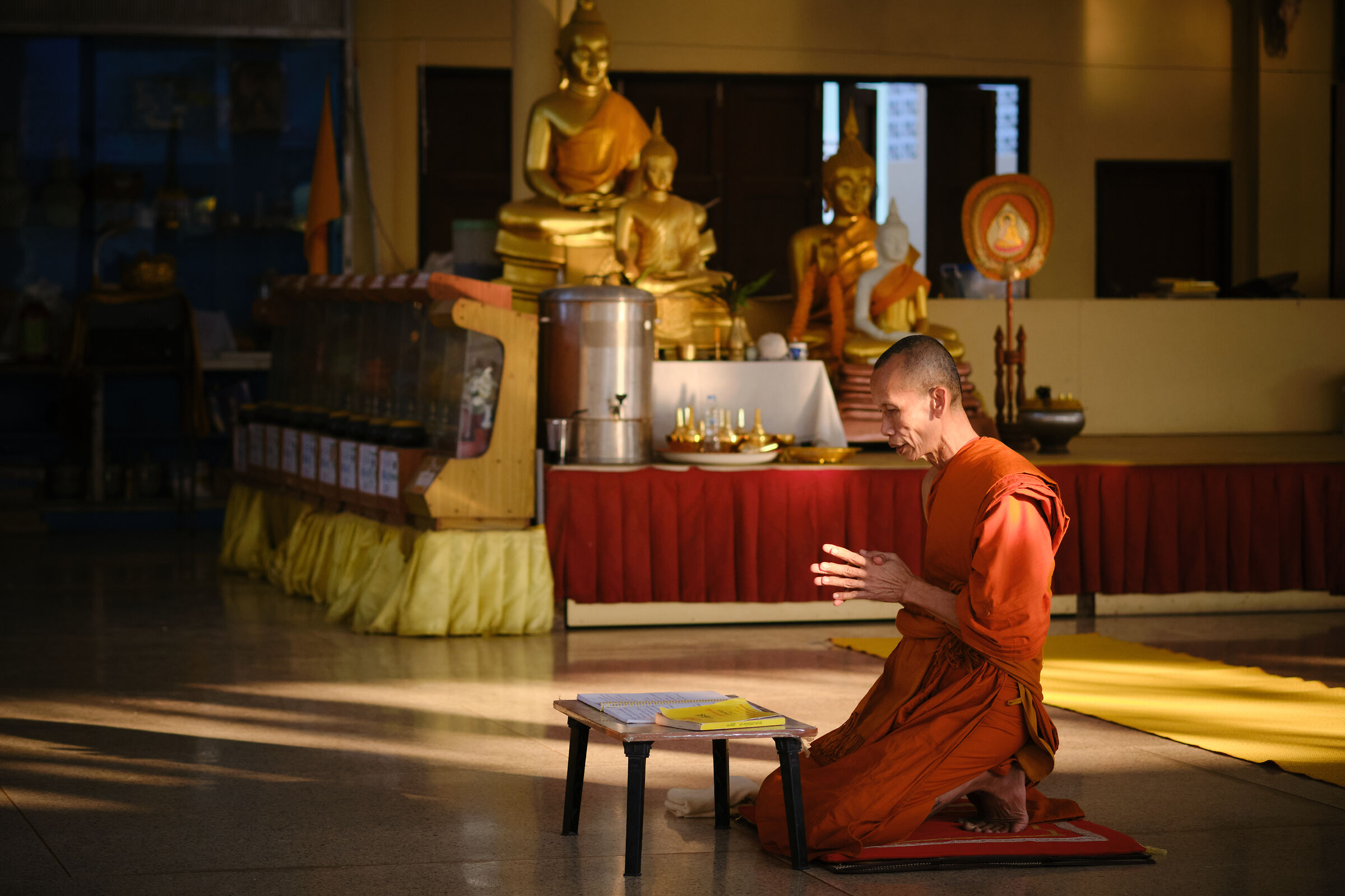 La preghiera del monaco...