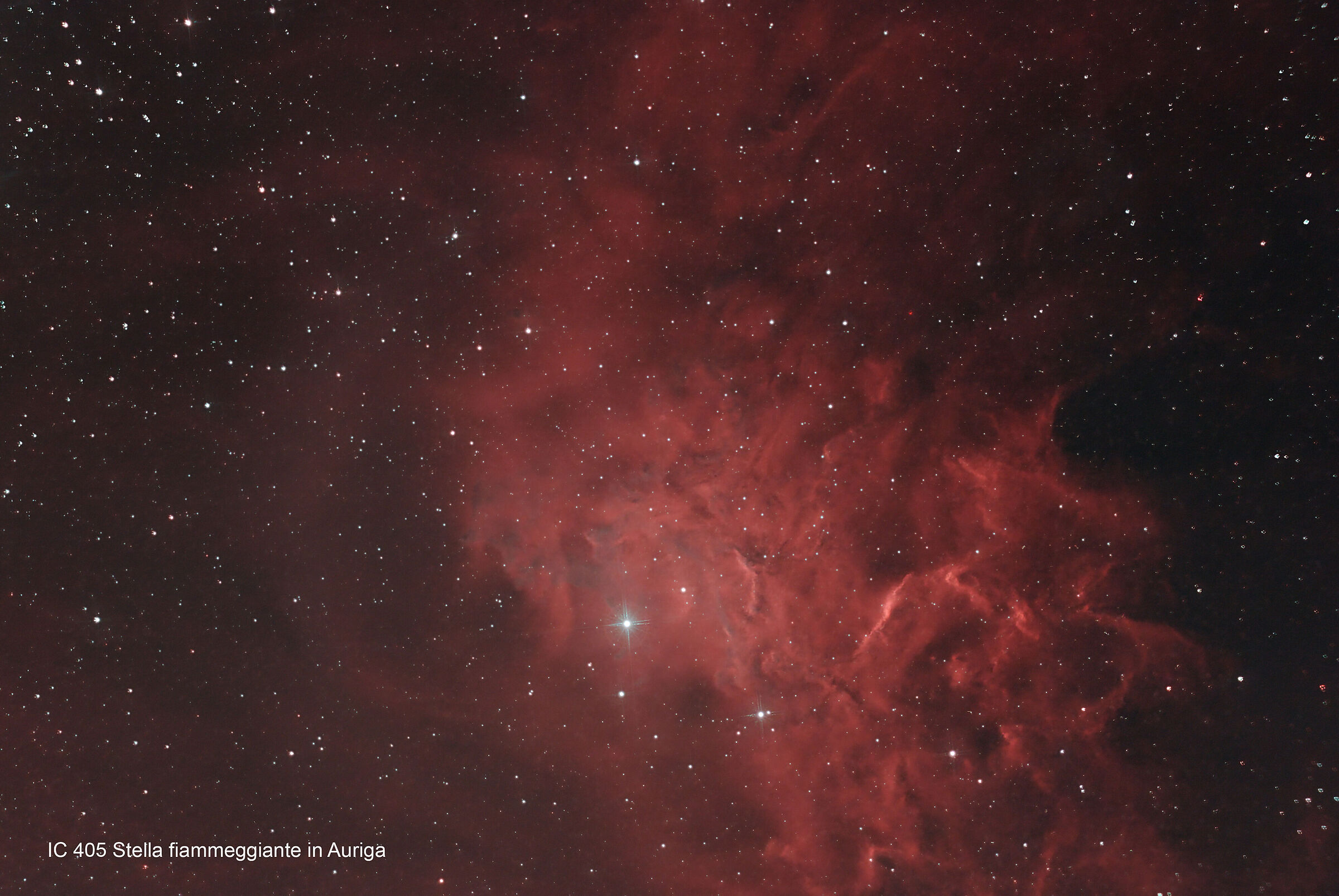 IC 405 Flaming star in Charioteer...