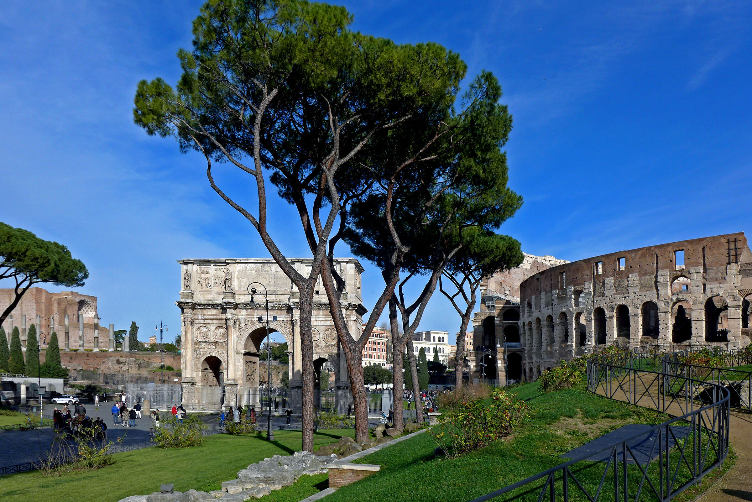 Eastern part of the Forum of Rome ...