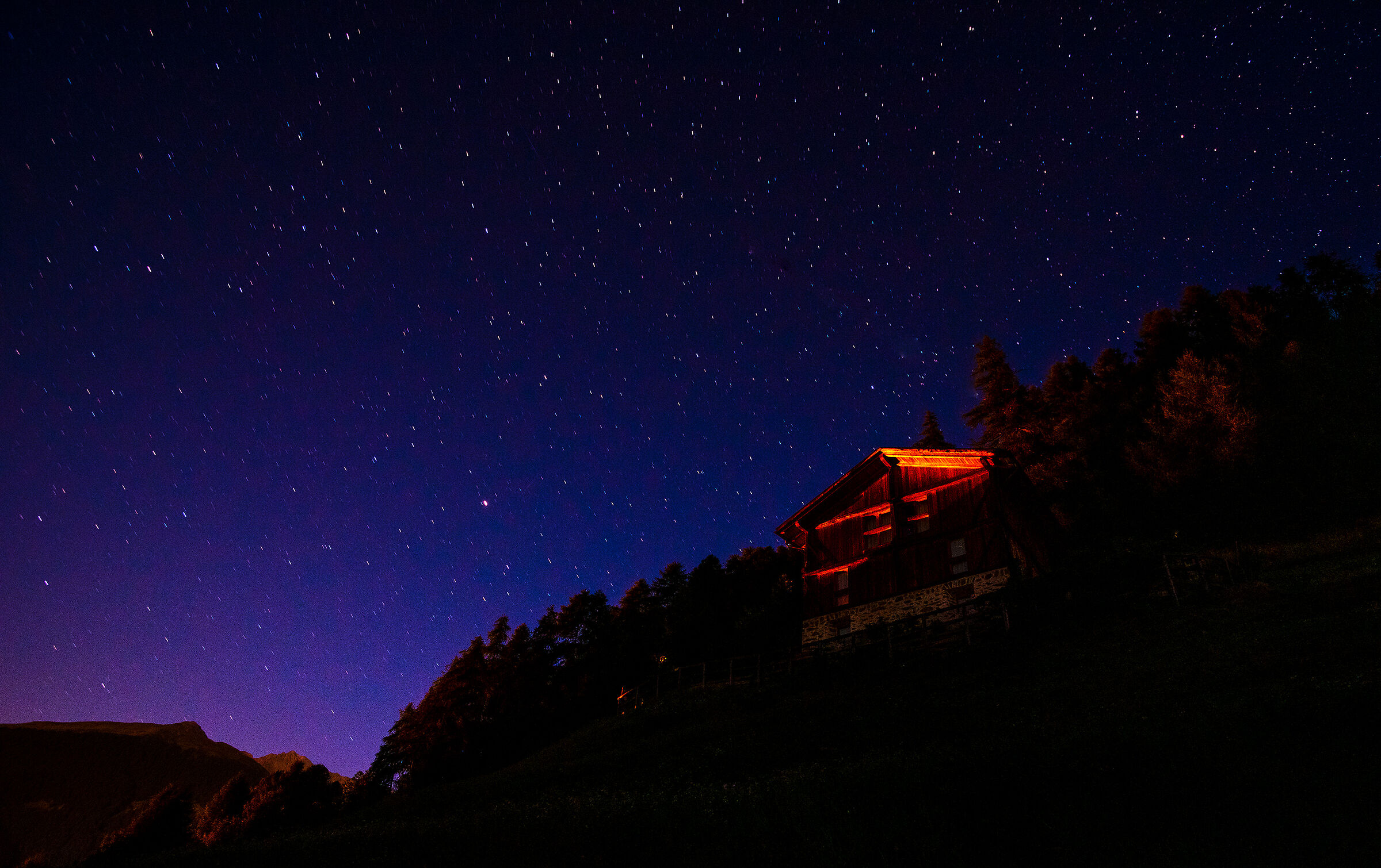 house with stars...