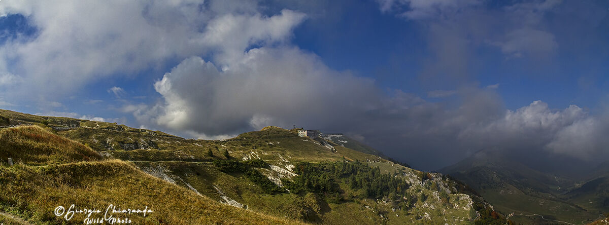Panoramic view of Cima Grappa...