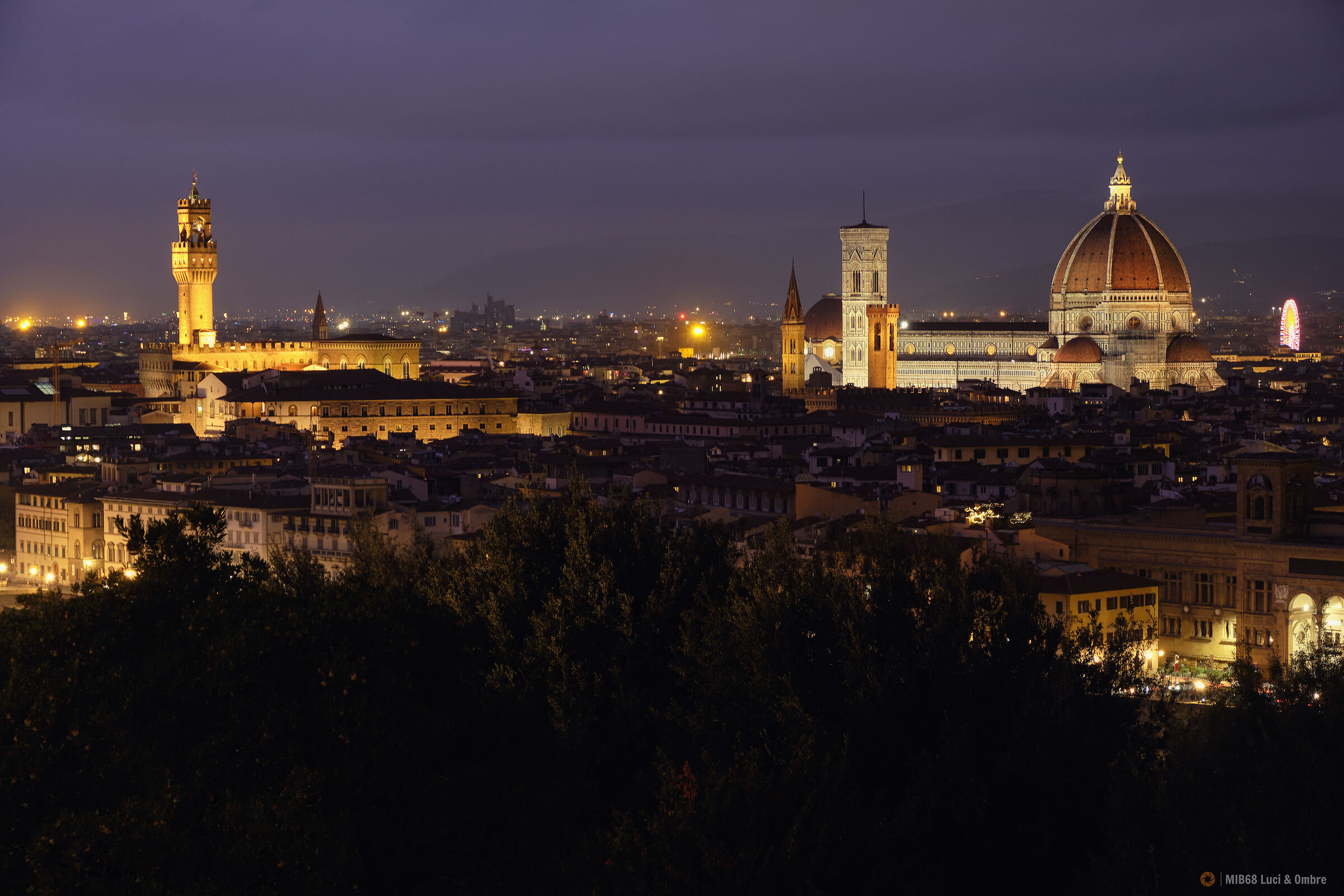 Firenze, panorama da Piazzale Michelangelo...