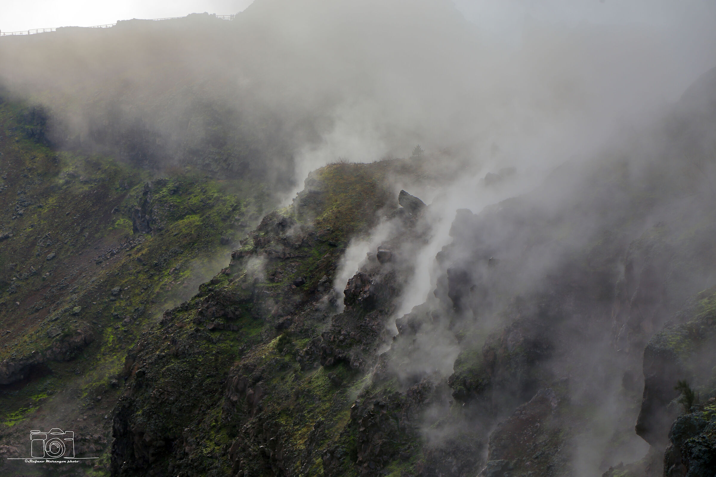 Fumaroles of Vesuvius...