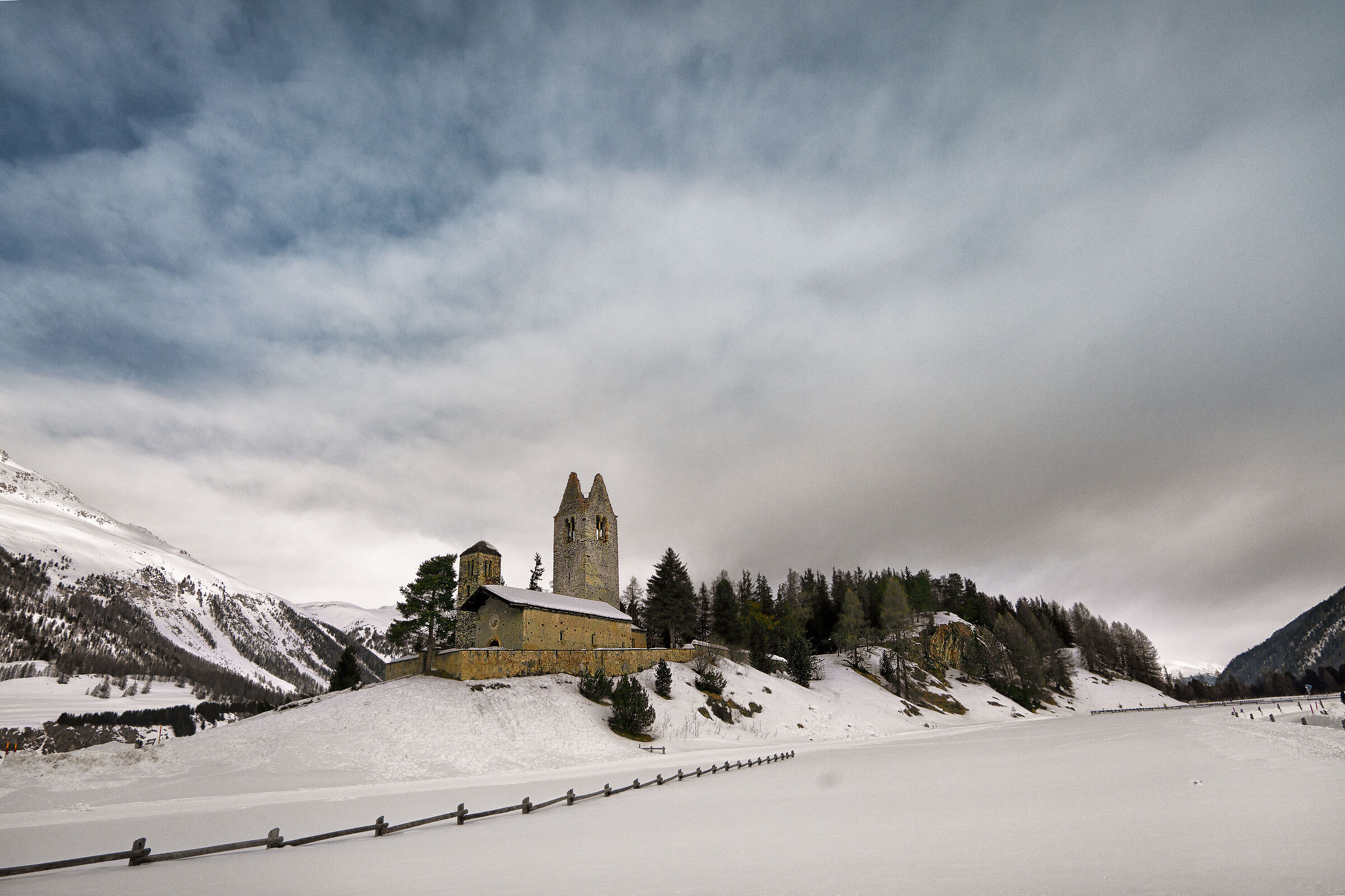 church San Gian Celerina - Switzerland -...