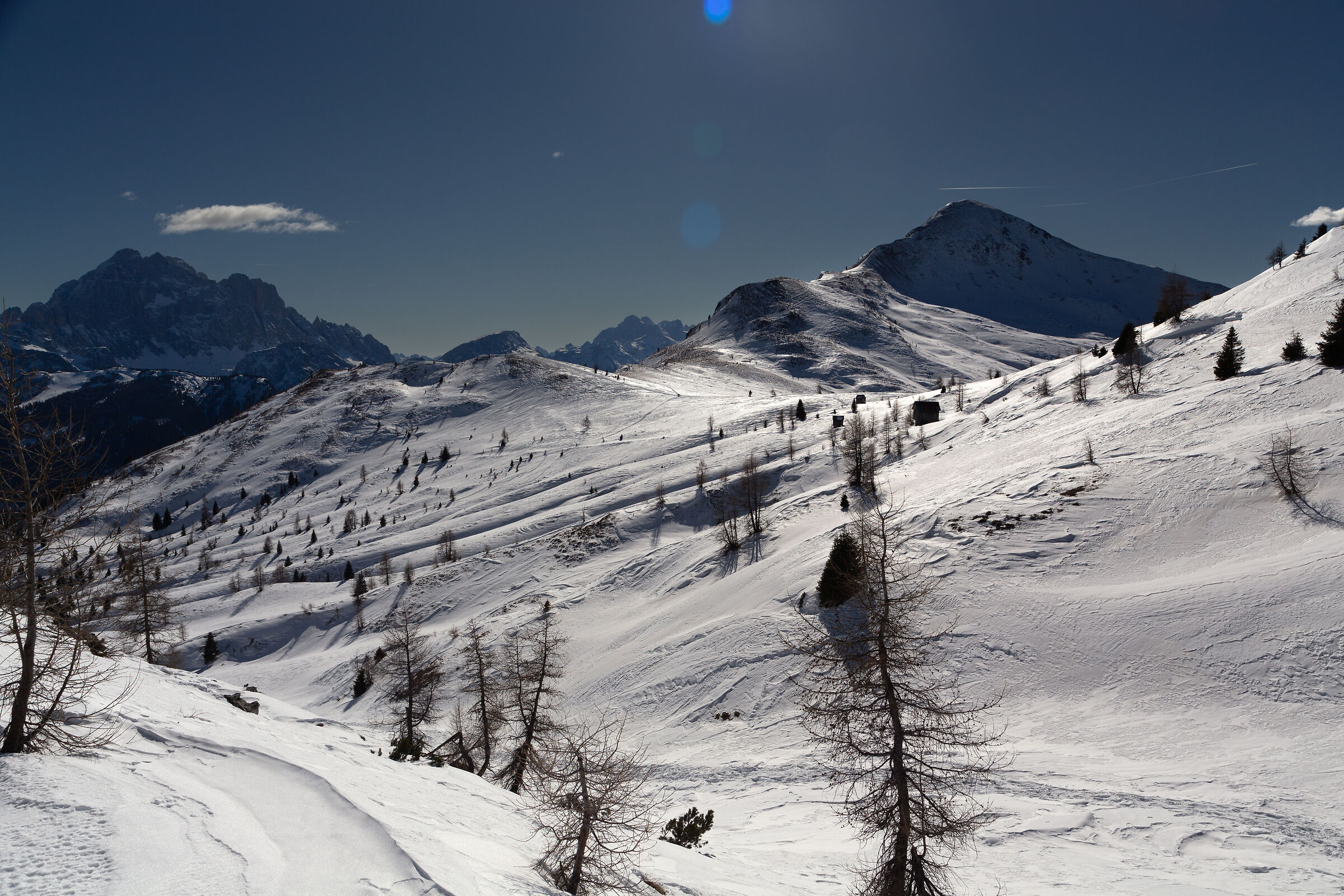 Inverno sulle Dolomiti...