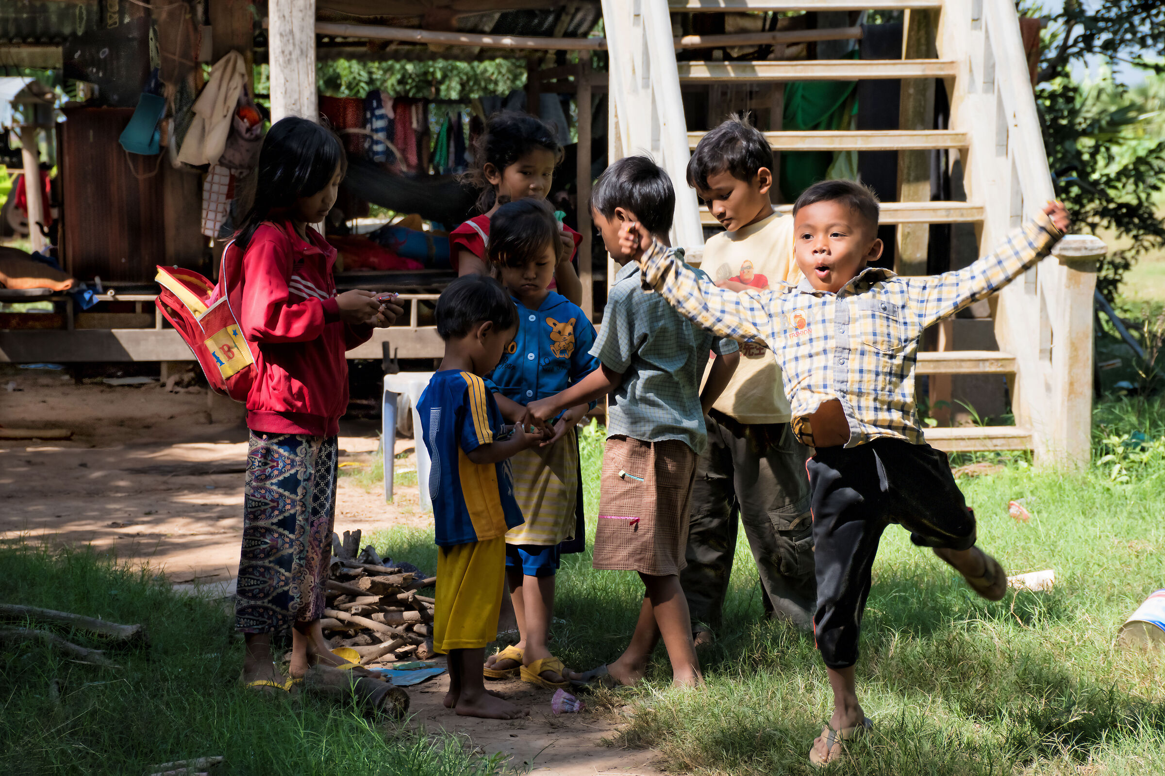 Cambogia, incontro con i bambini...