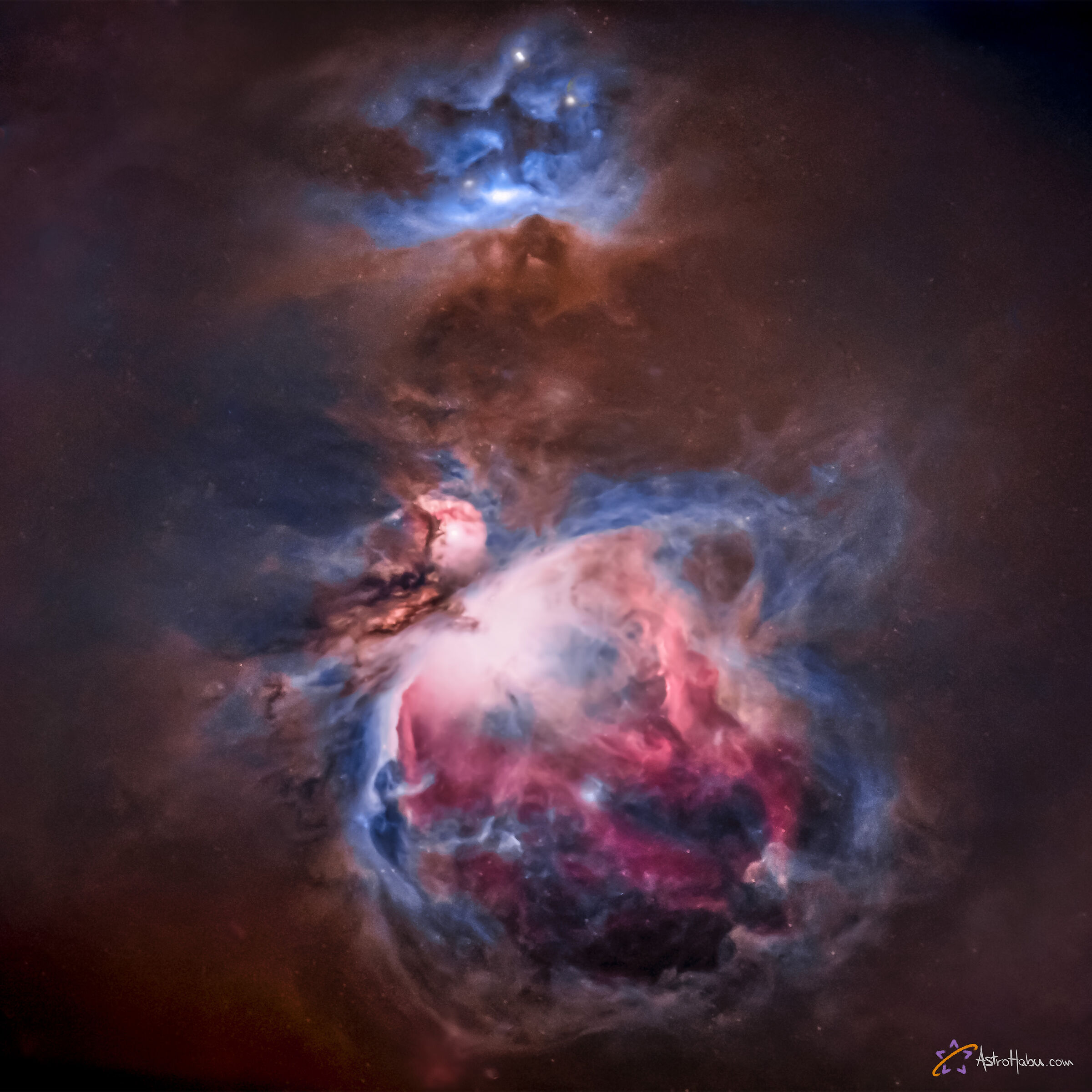 M42 Orion nebula, NGC1977 Running man nebula...