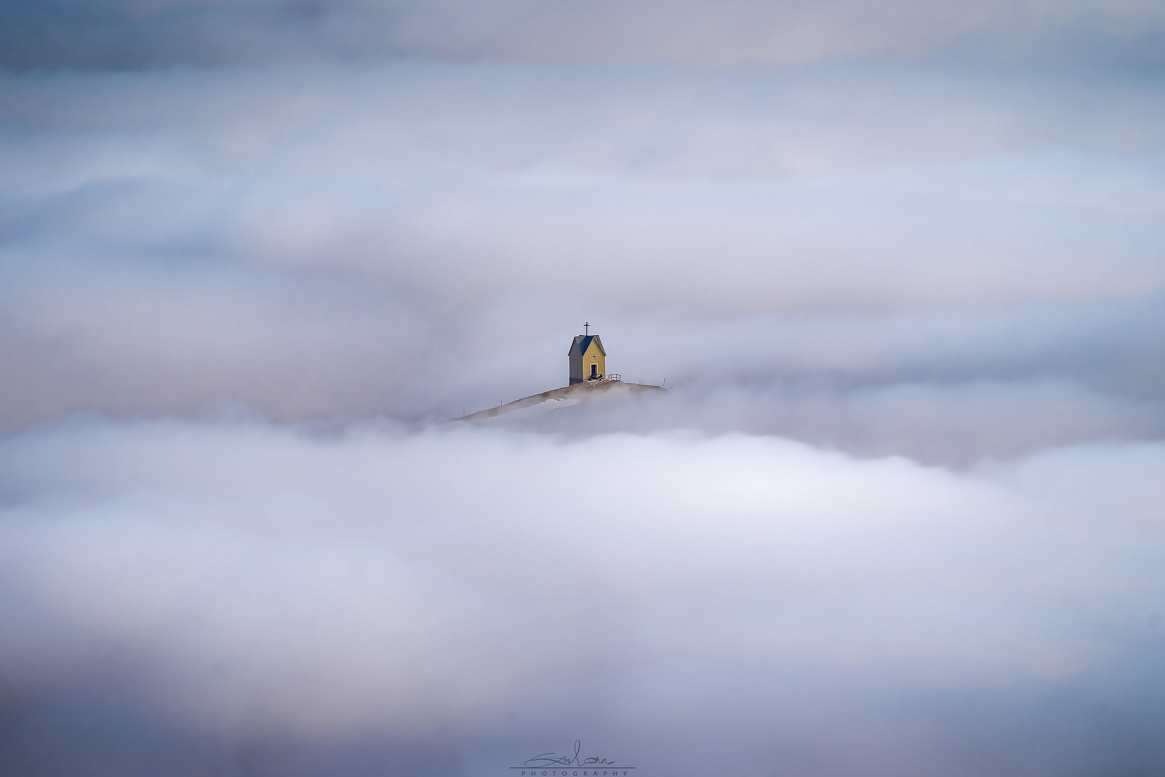 Loneliness in a sea of fog...