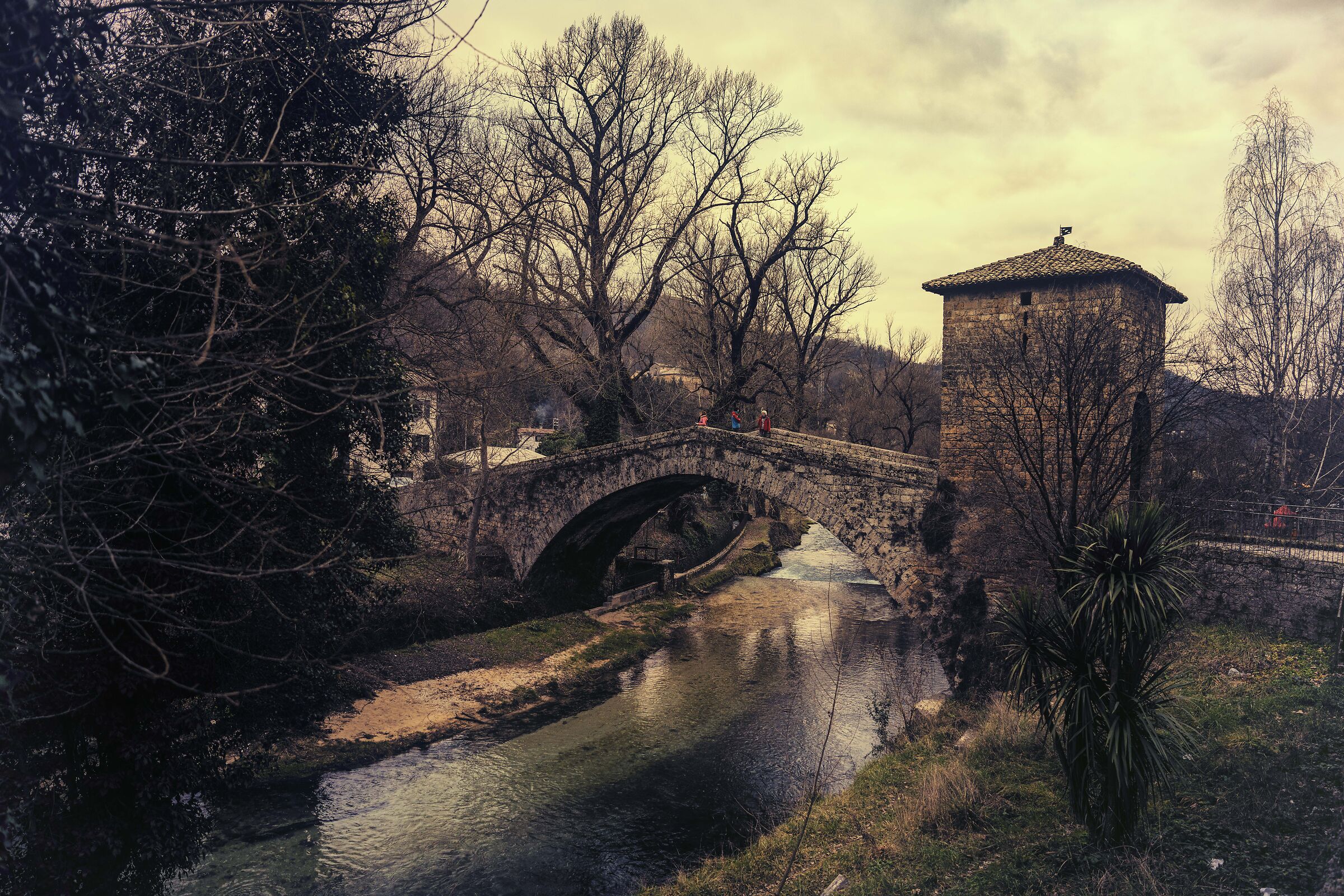 Bridge of San Francesco in Subiaco...