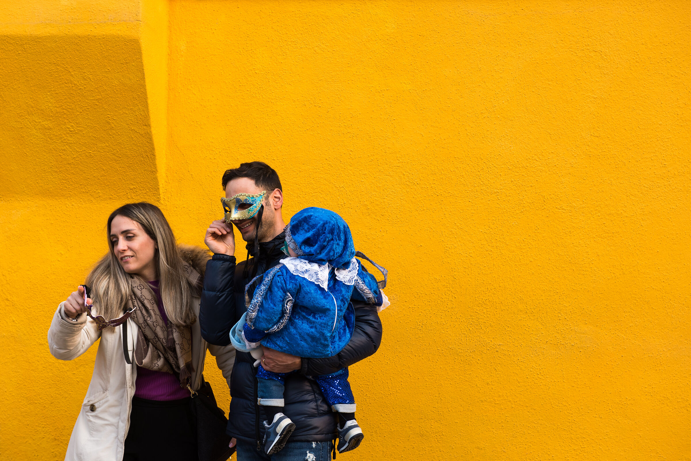 Family in color ,Burano...