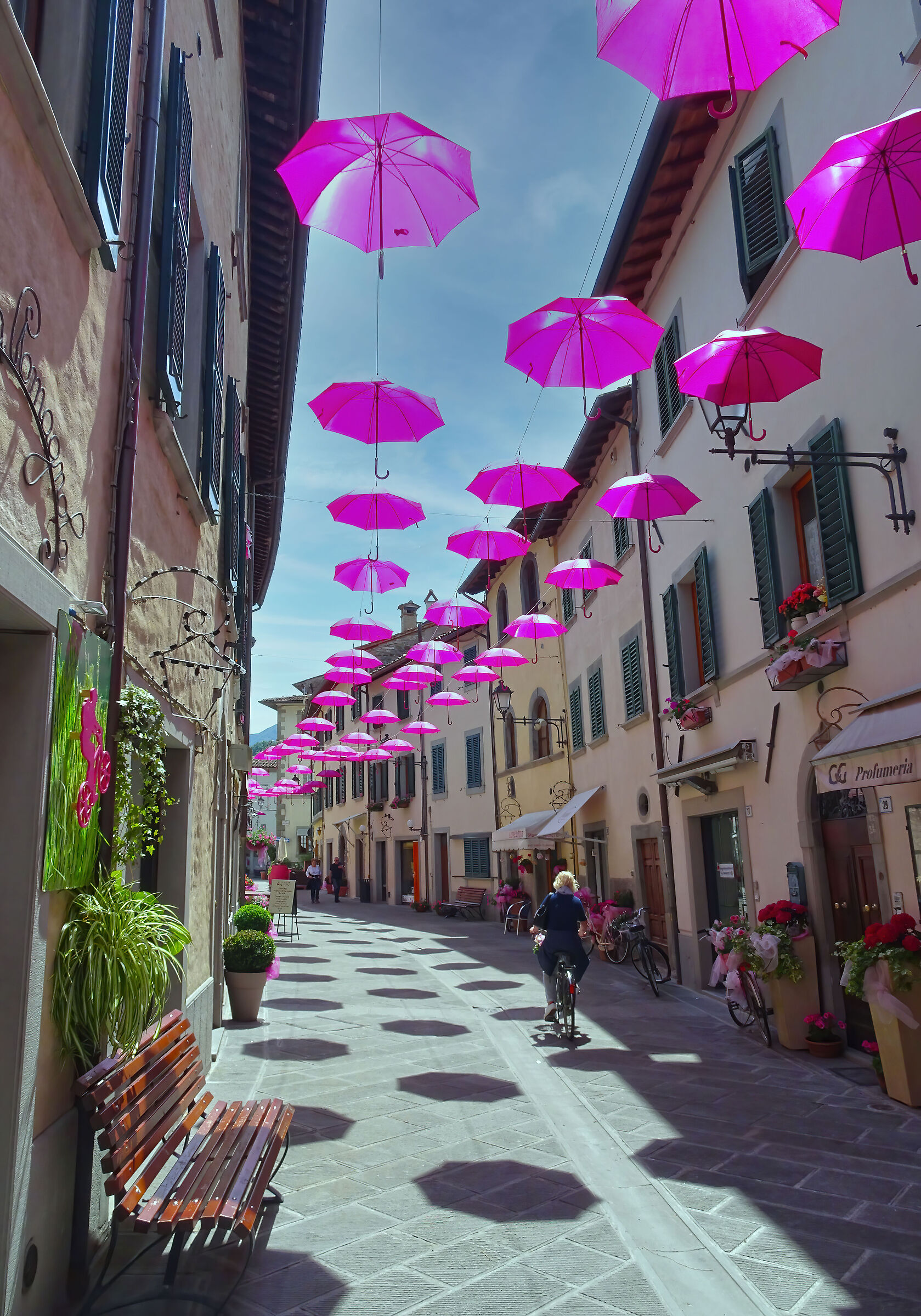 Bagno di Romagna Pink Umbrellas...