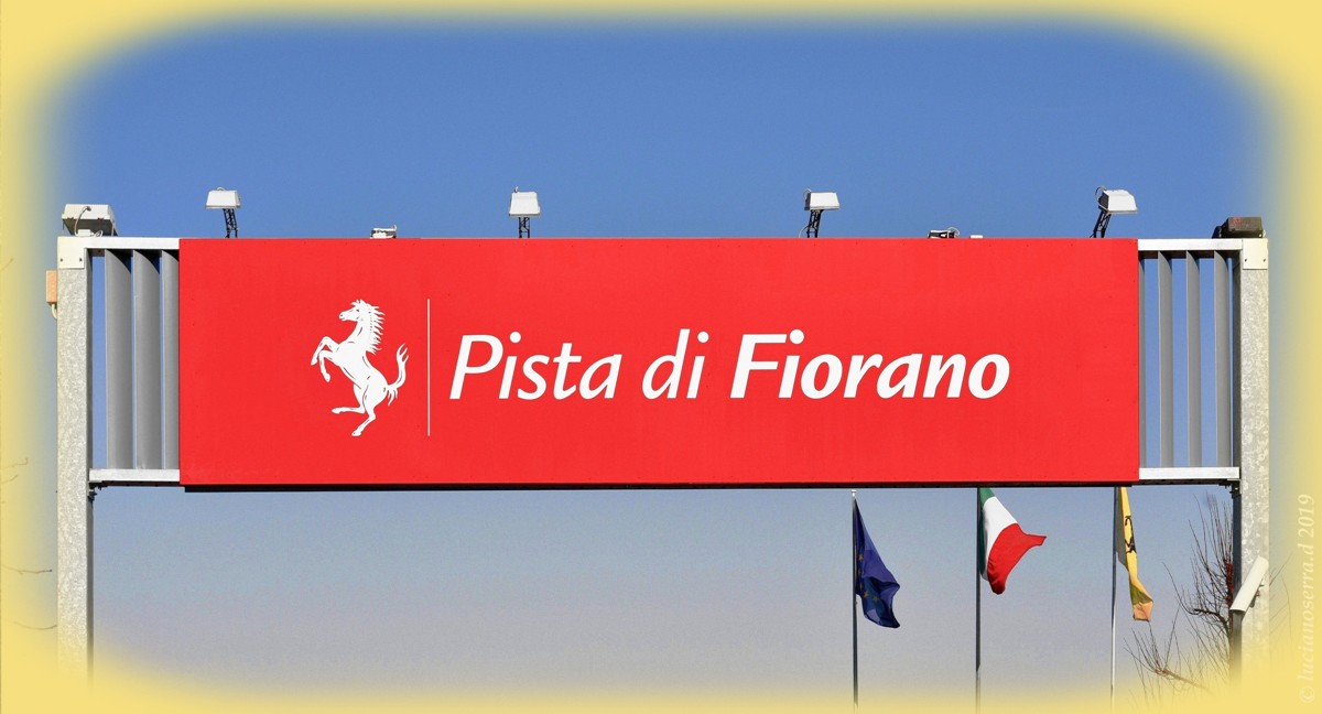 Circuito privato della Ferrari a Fiorano Modenese (Mo)...