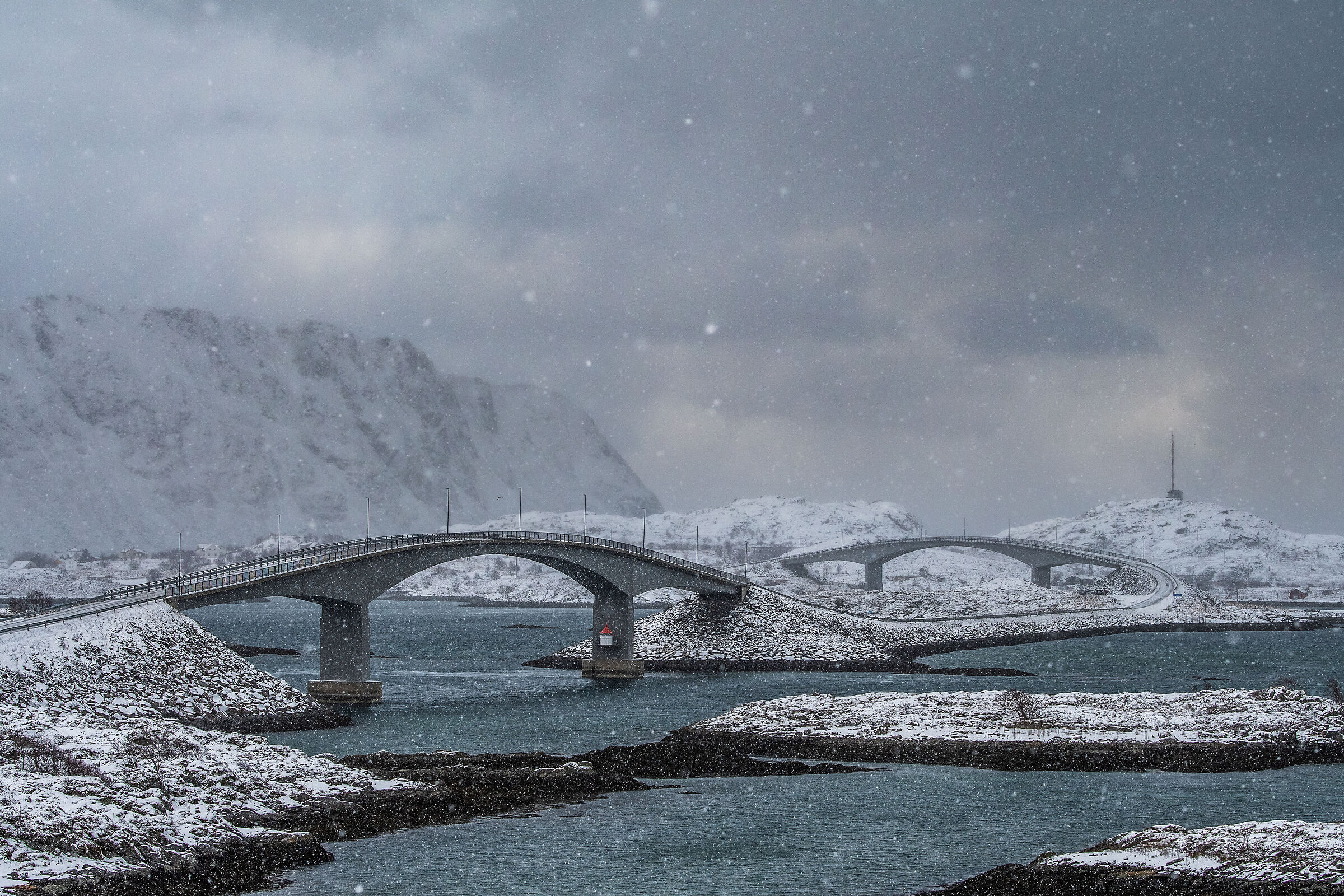 Bridges in the snow...