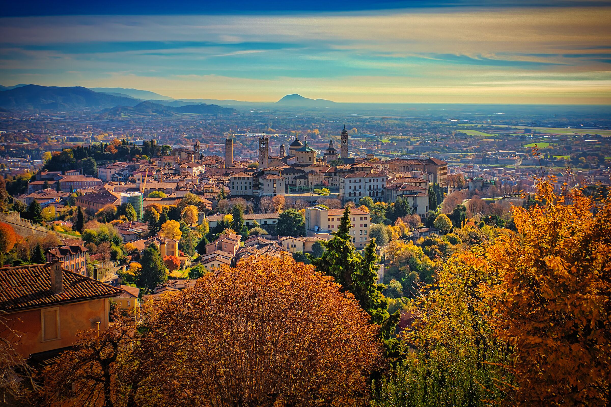 Bergamo Alta in autumn...