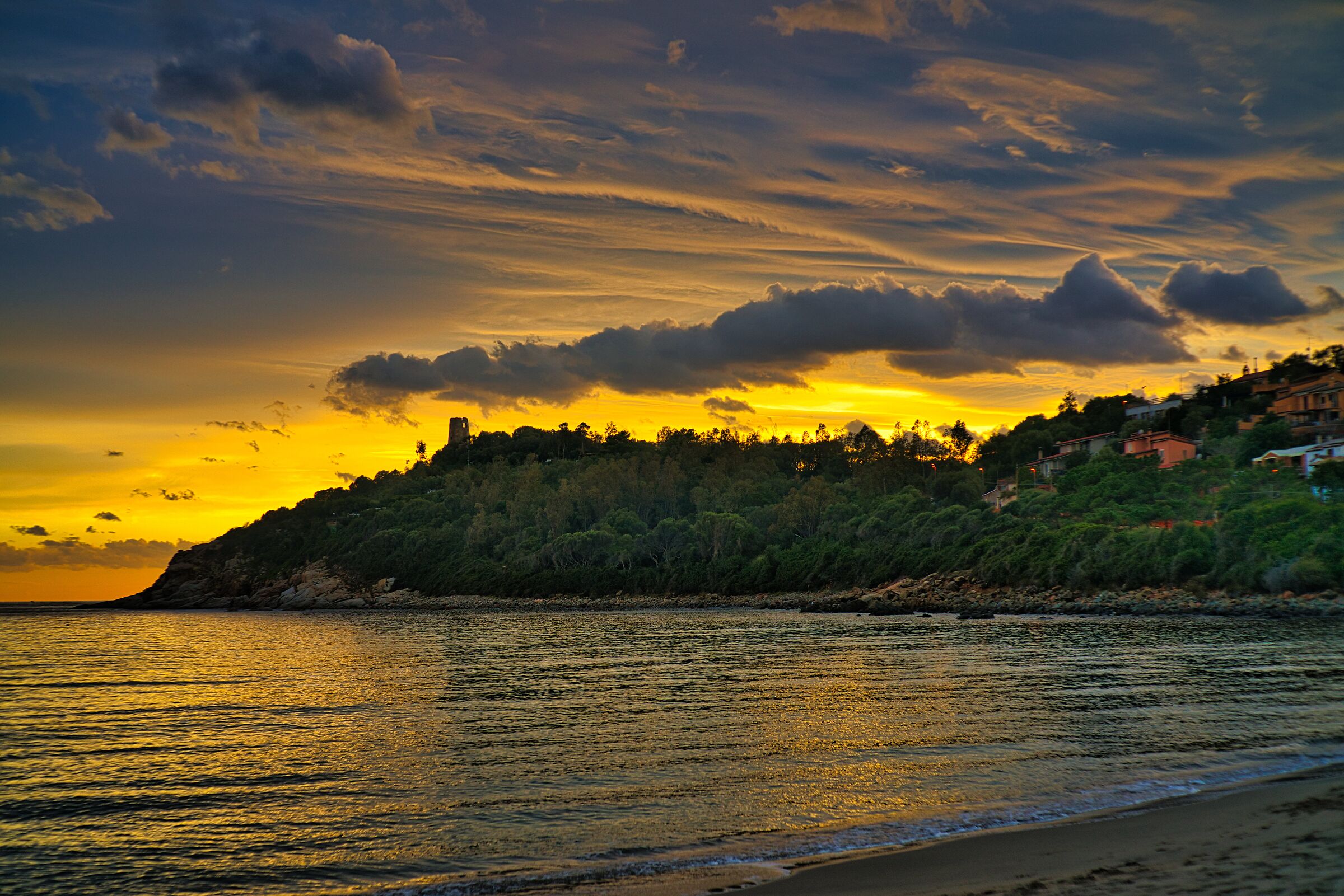 Sunset in Sardinia...