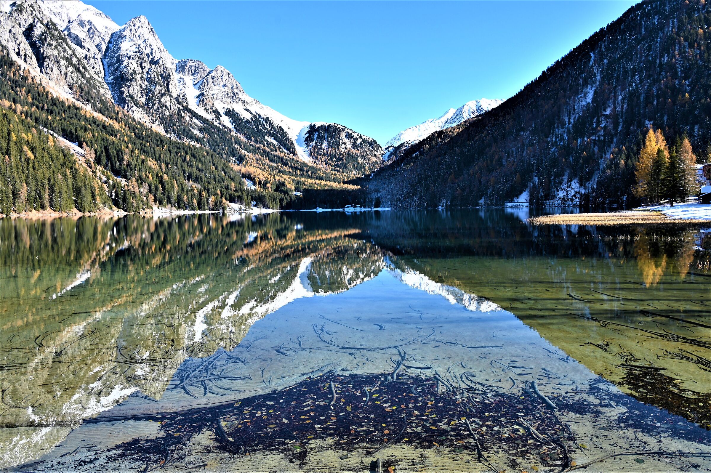 Crystal clear waters for Anterselva...