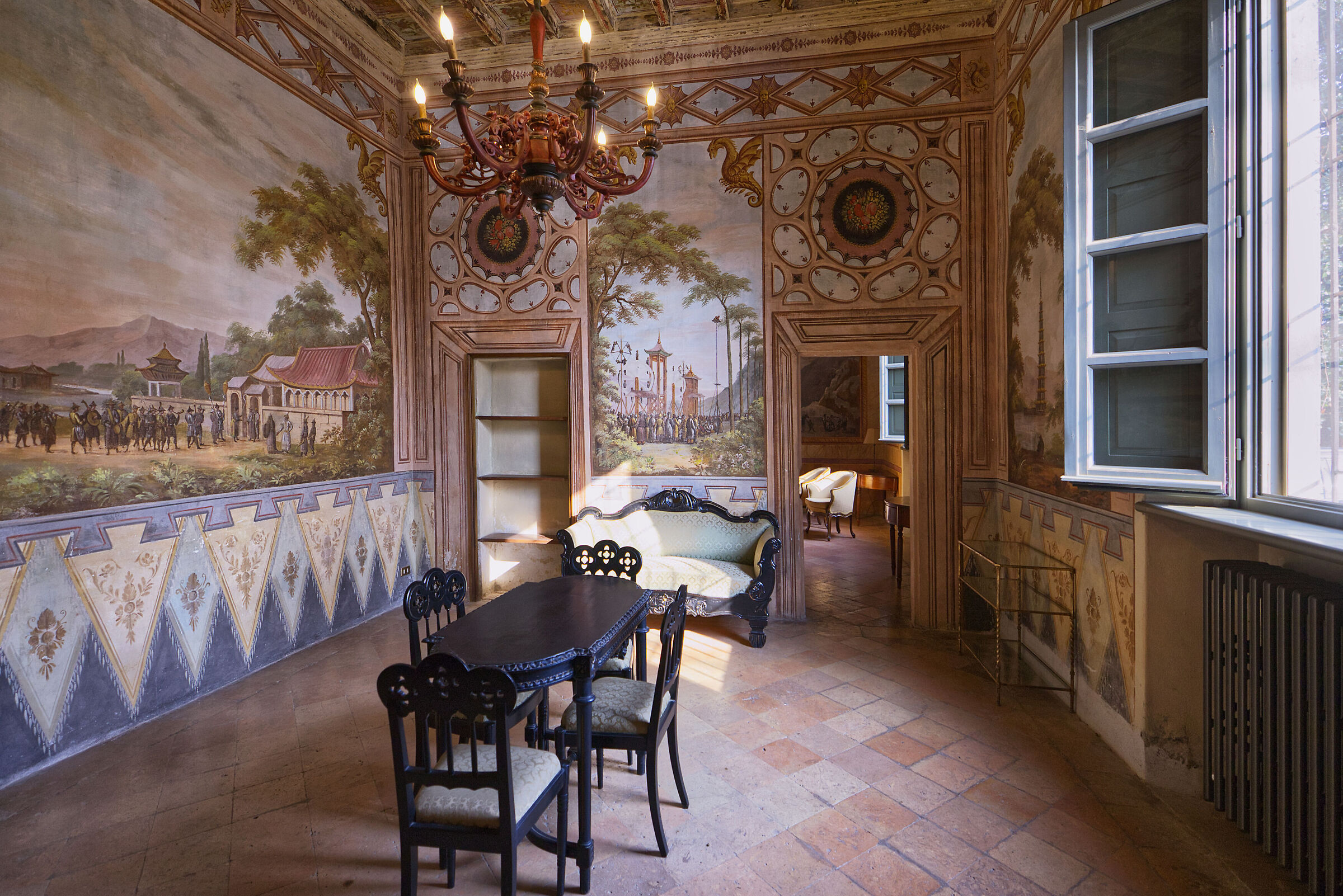 Villa Bpttini, interior...