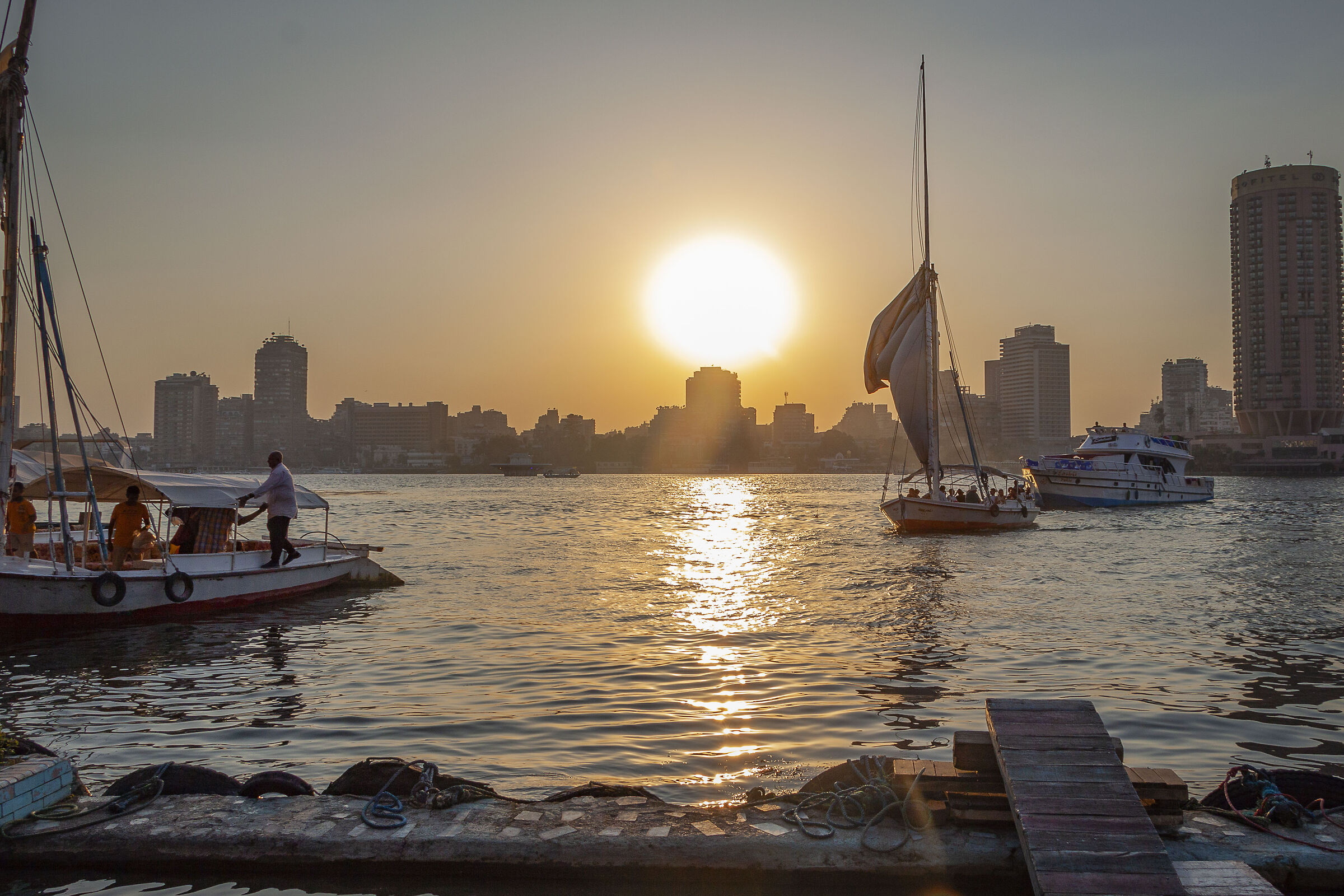 Sunset on the Nile...