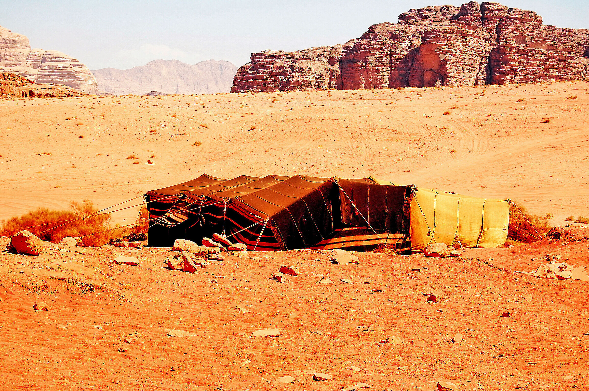With the Bedouins in Wadi Rum...
