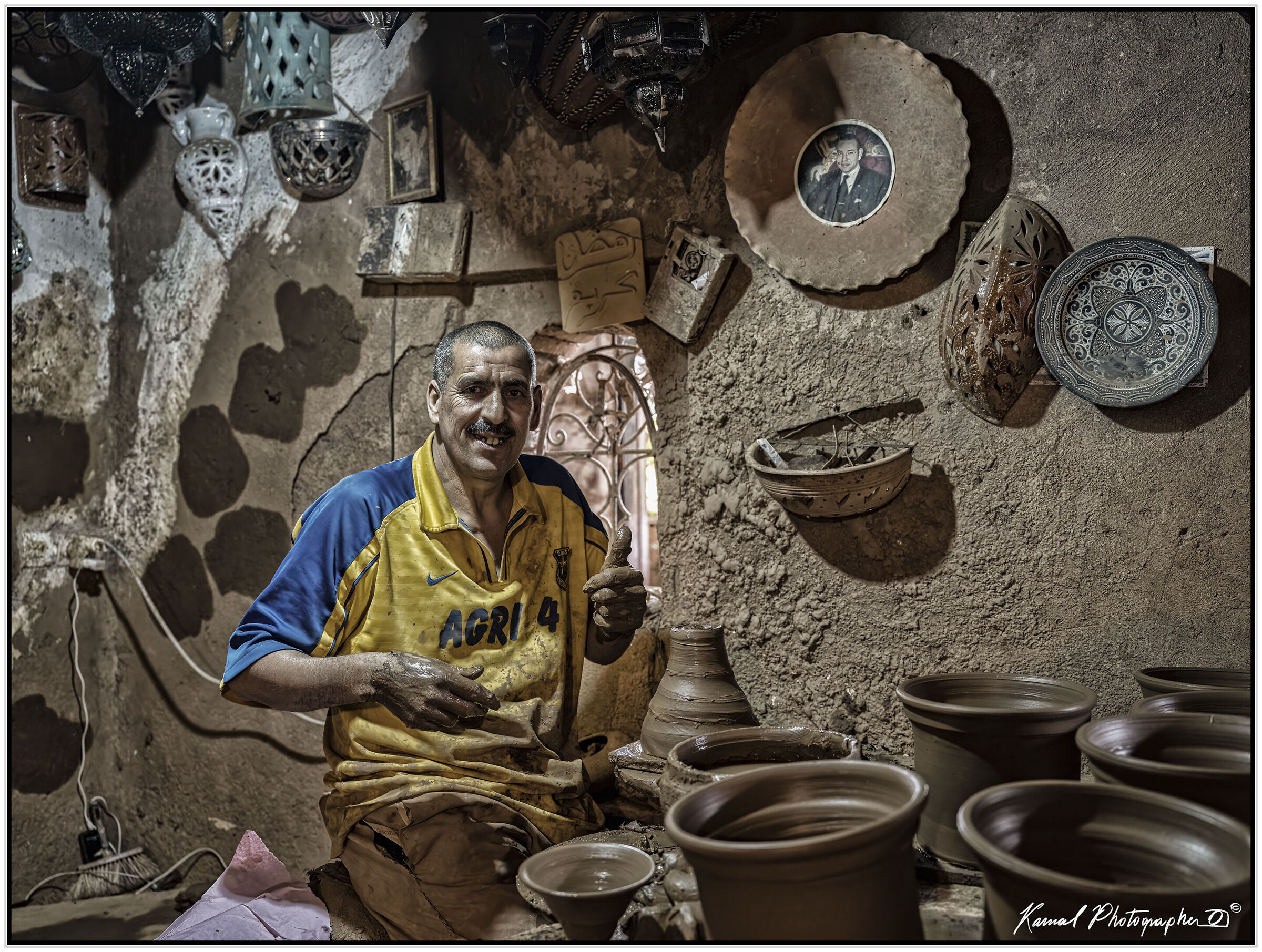 Master potter Atlas Mountains Morocco...