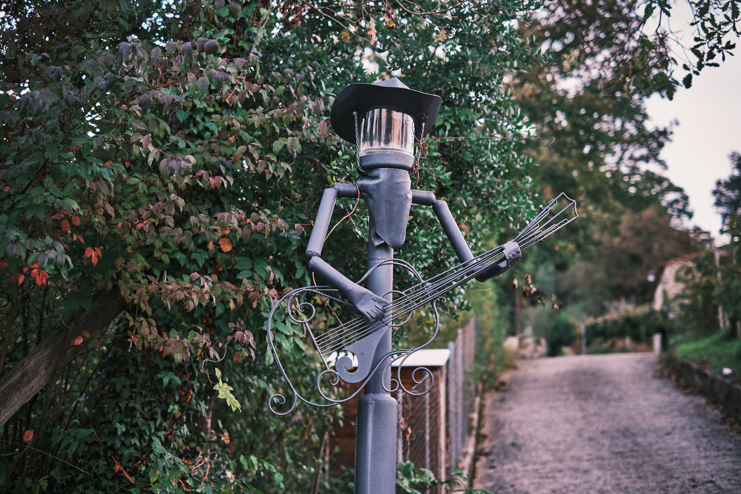 Country street lamp...