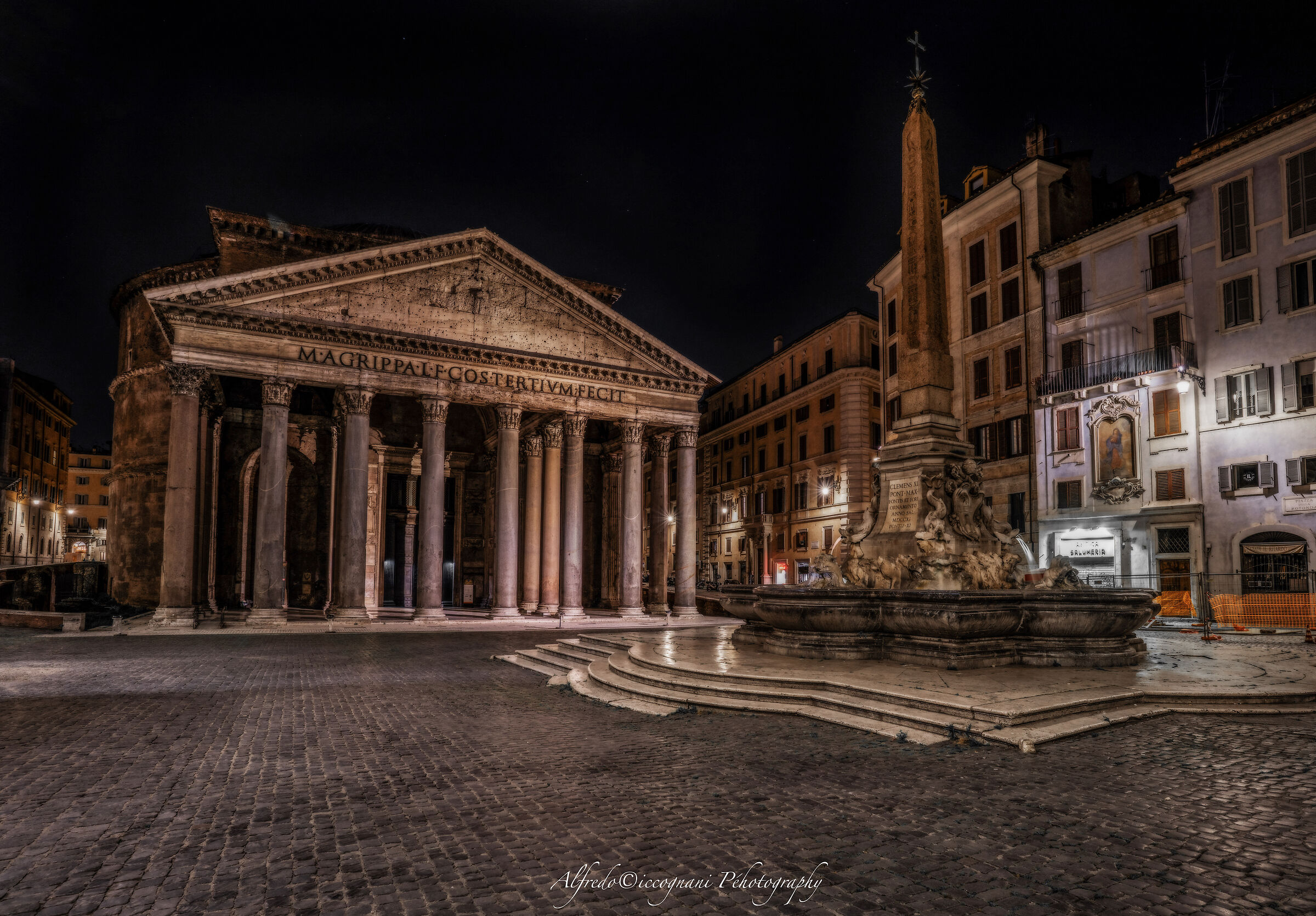 The silence of the Pantheon...