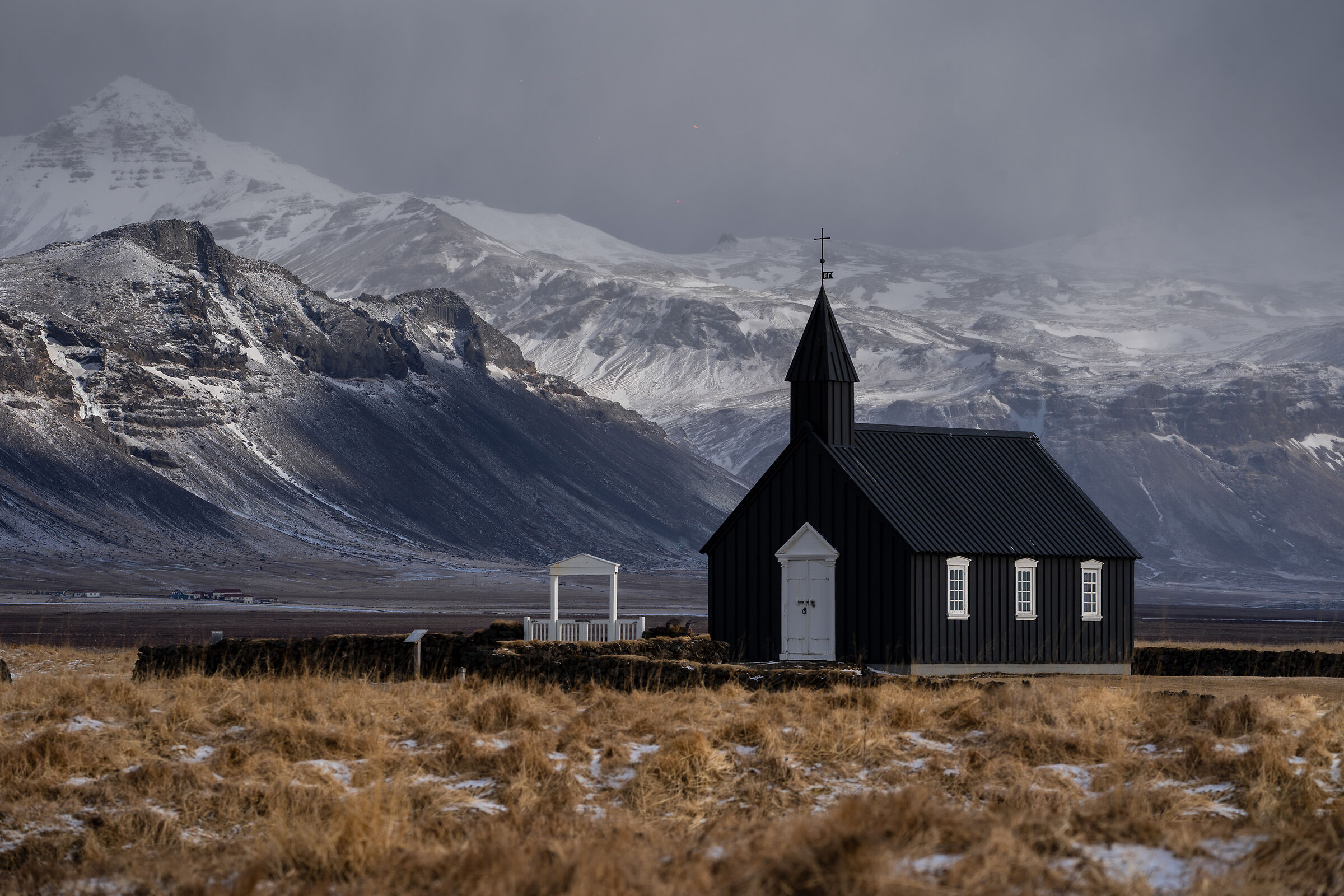 Black and solitary church ...