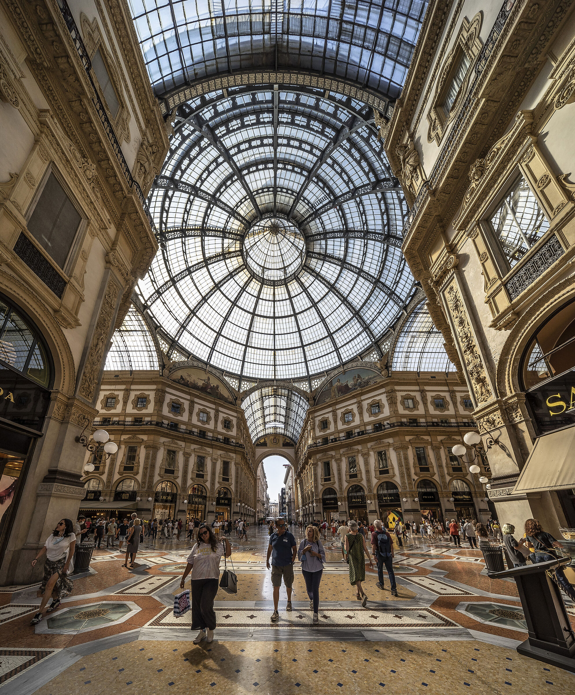 Galleria Vittorio Emanuele II - 3 September 2021, 15:32...
