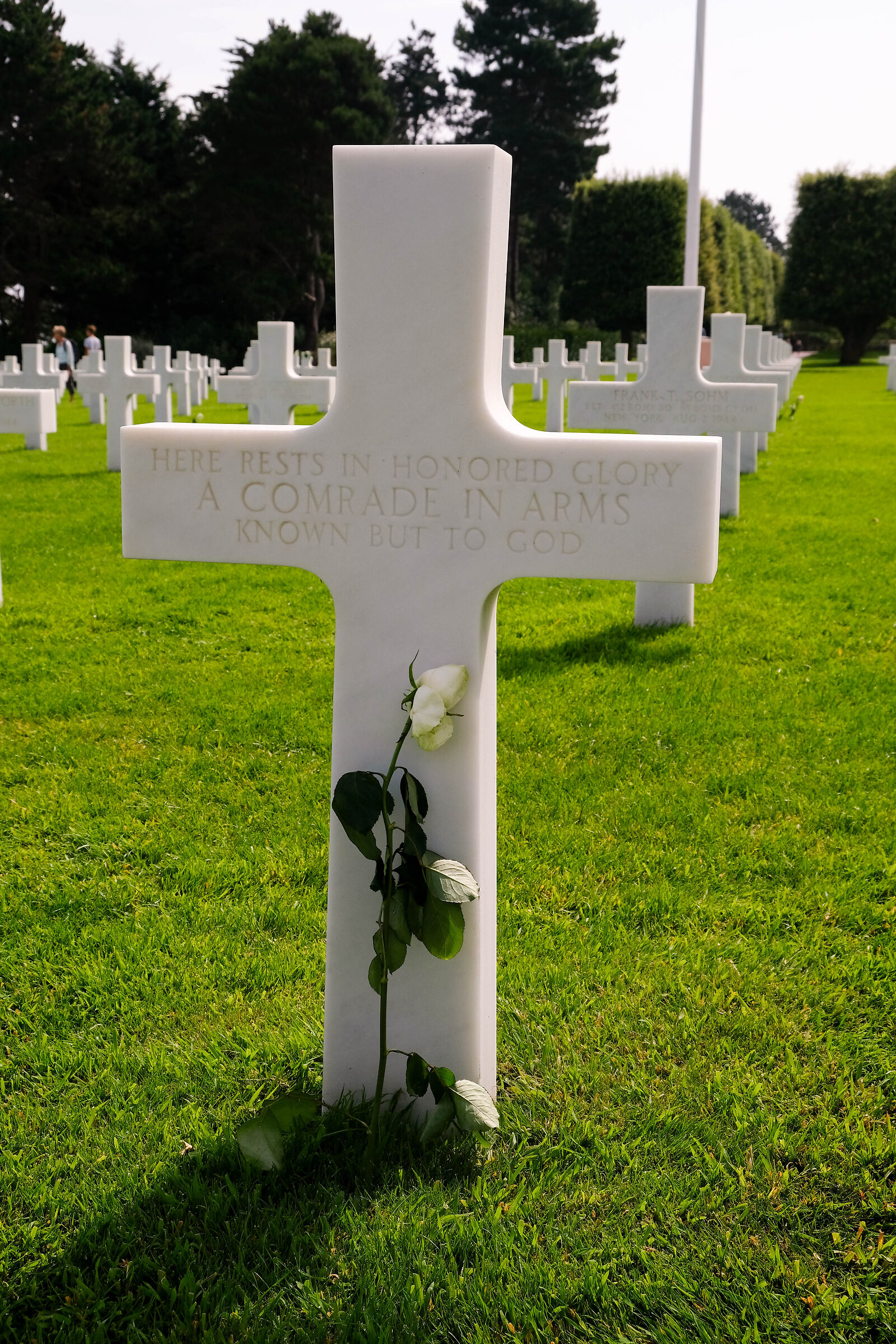 cimitero americano in Normandia-1...