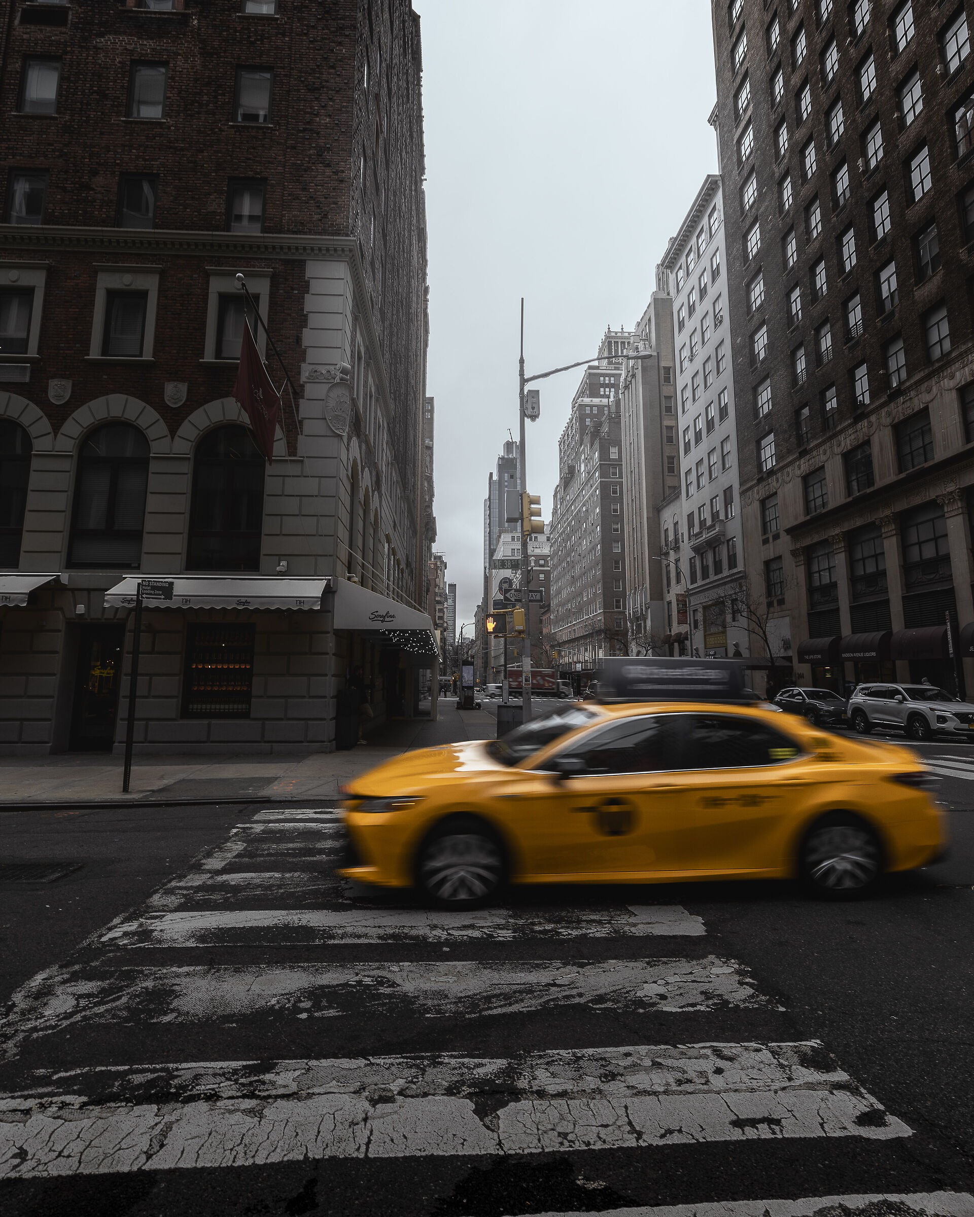 Yellow Taxi in New York City...