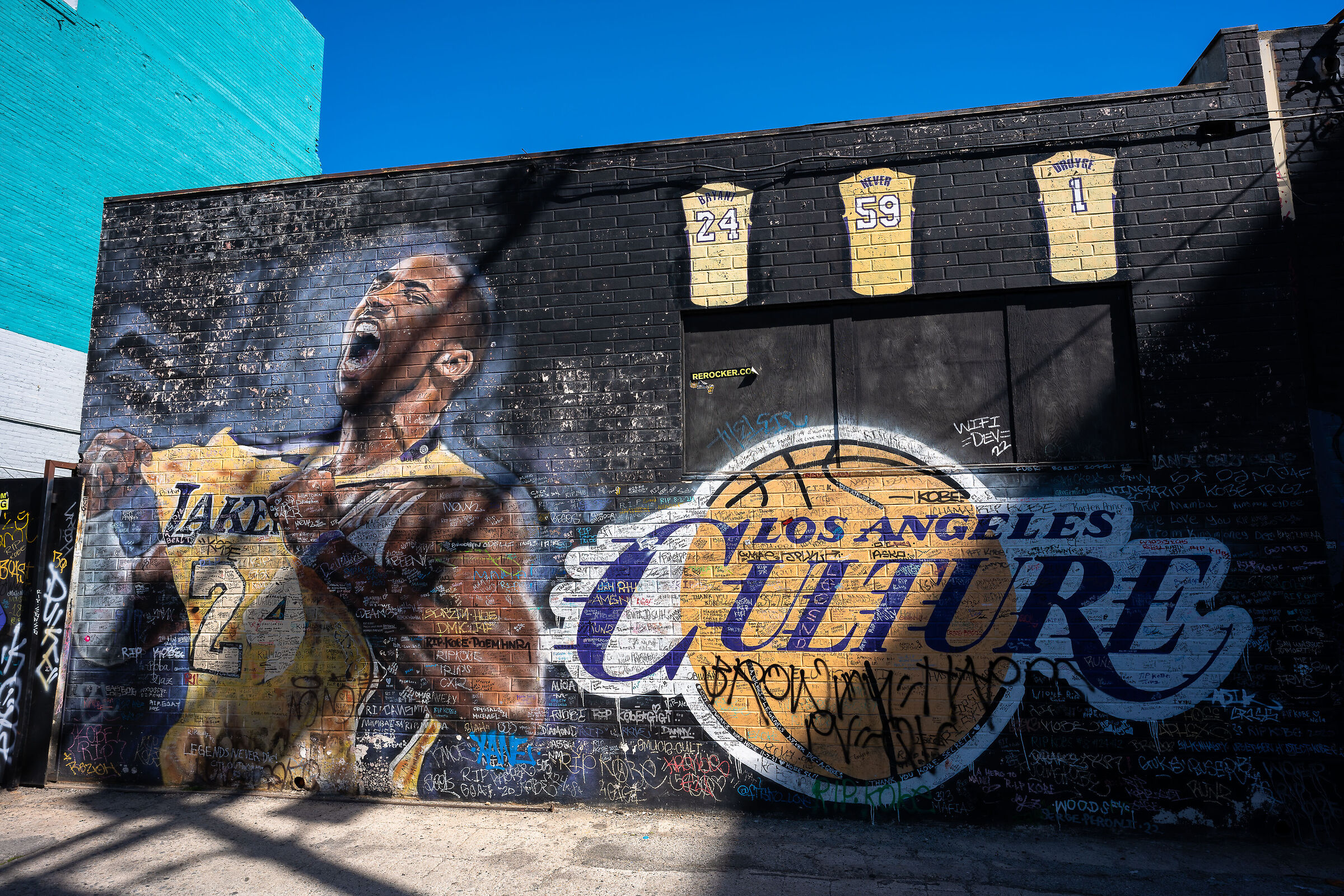 Kobe Bryant murals...