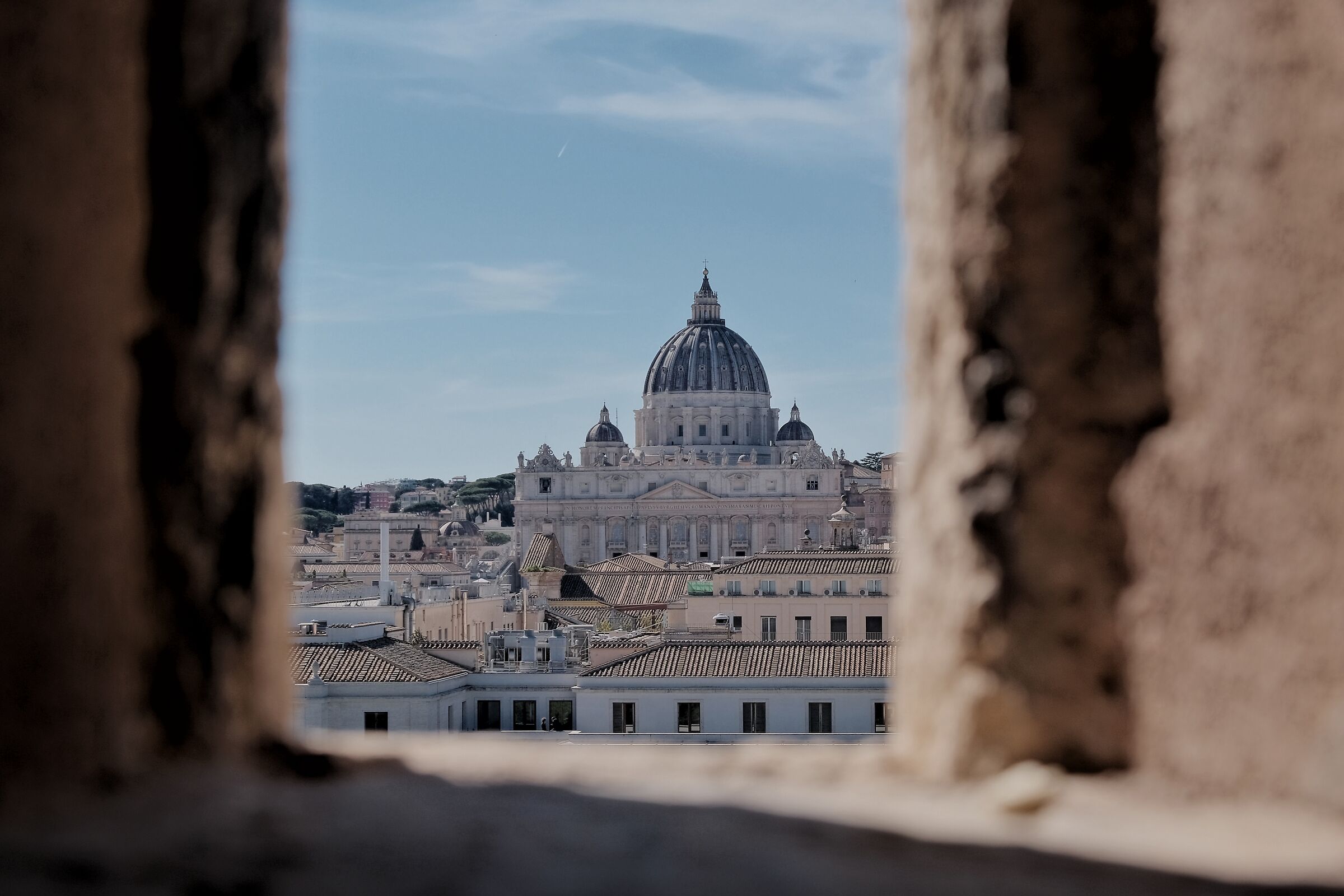 Glimpse of St. Peter's Basilica ...