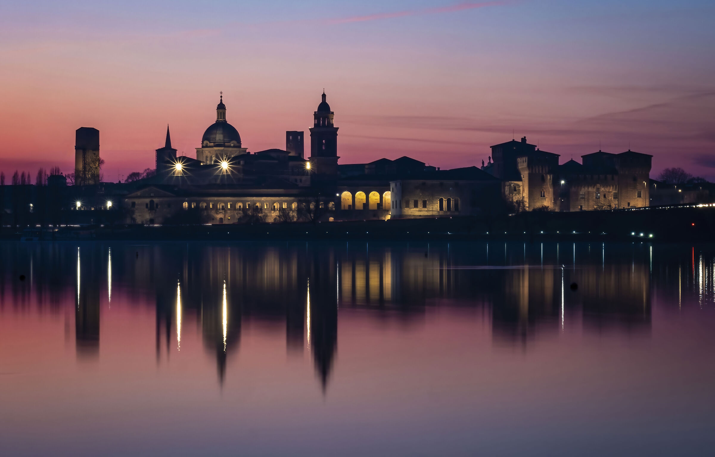 tramonto Mantova...