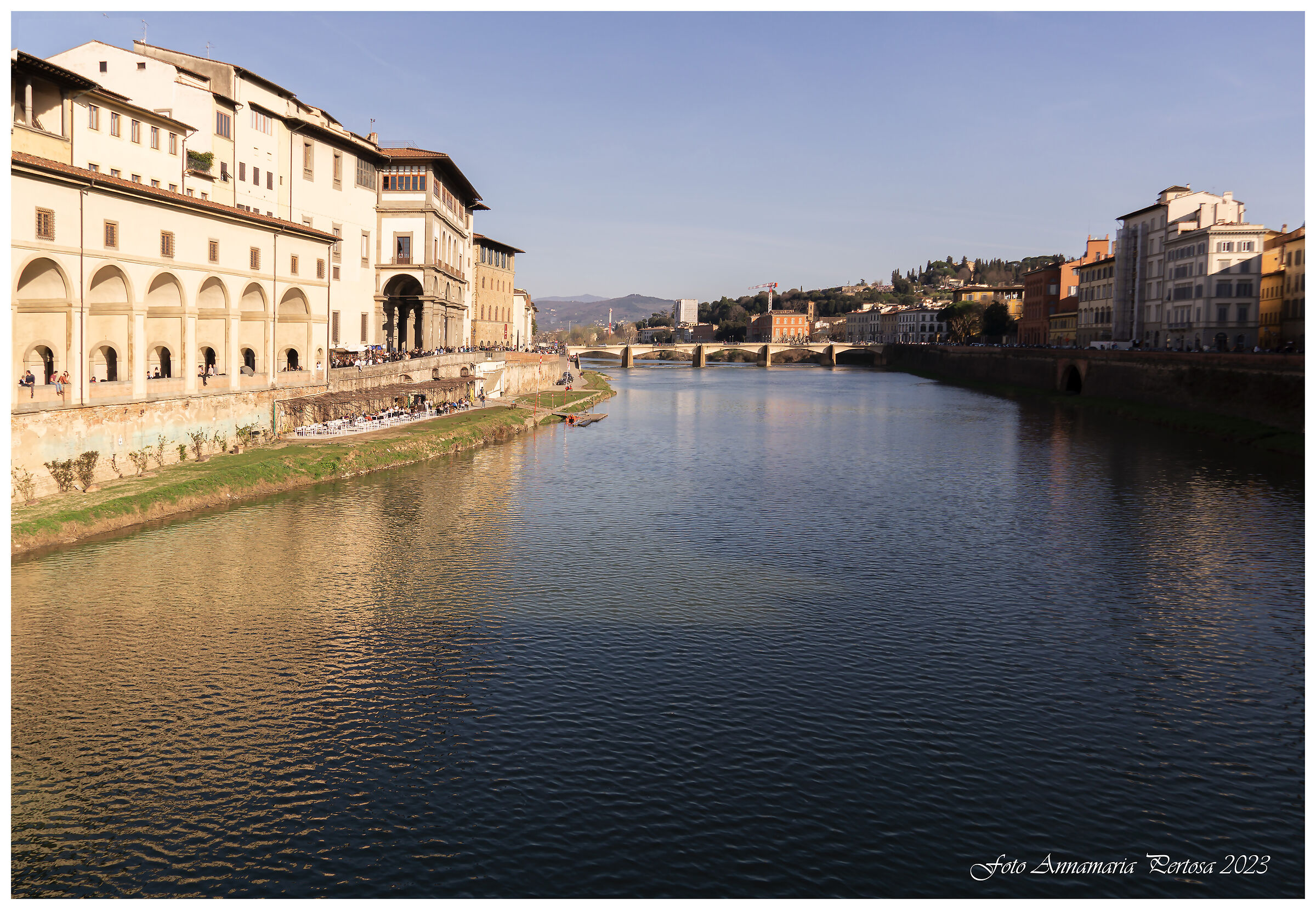 L'Arno a Ponte Vecchio...