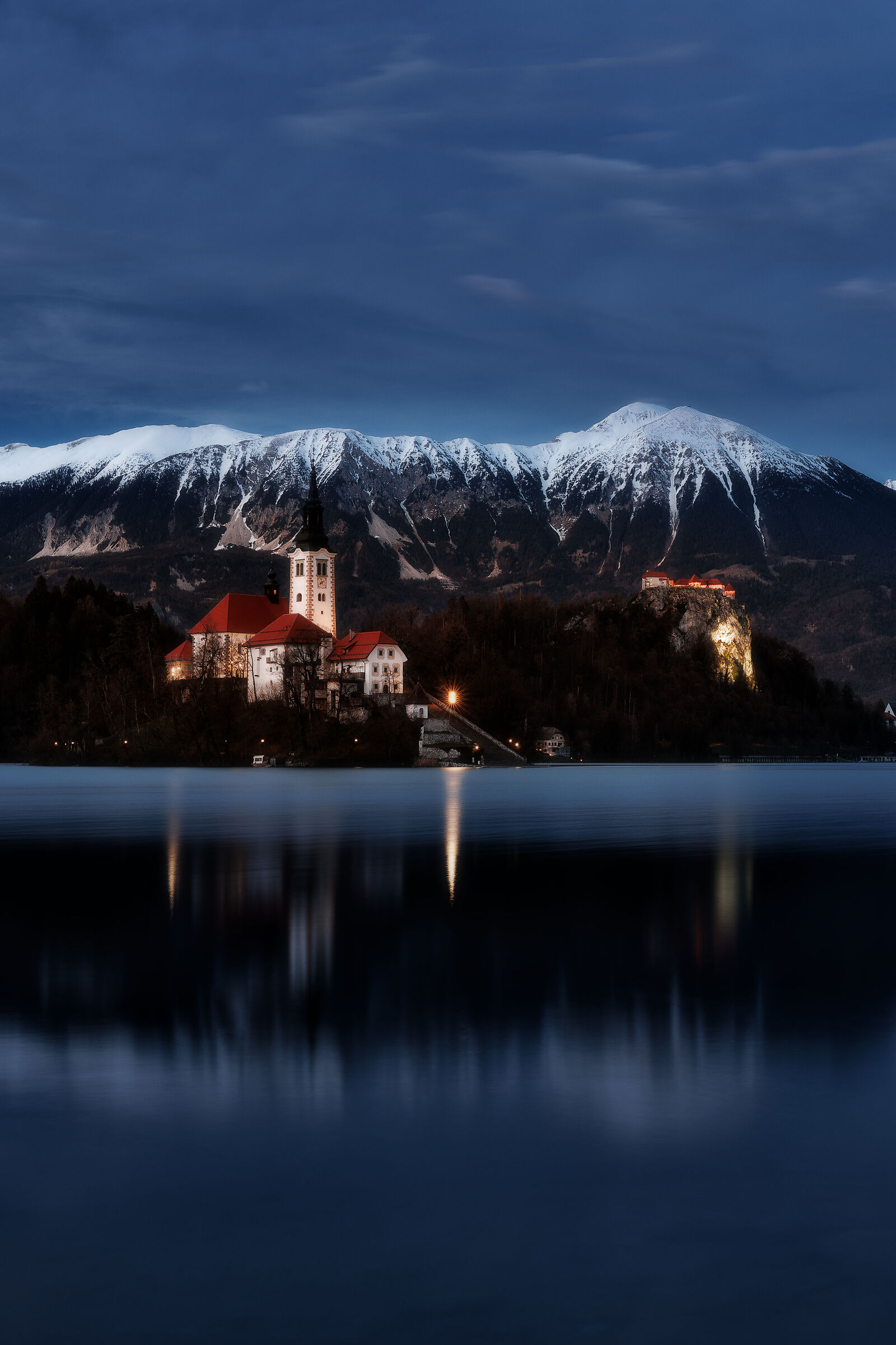 blue time in Bled...