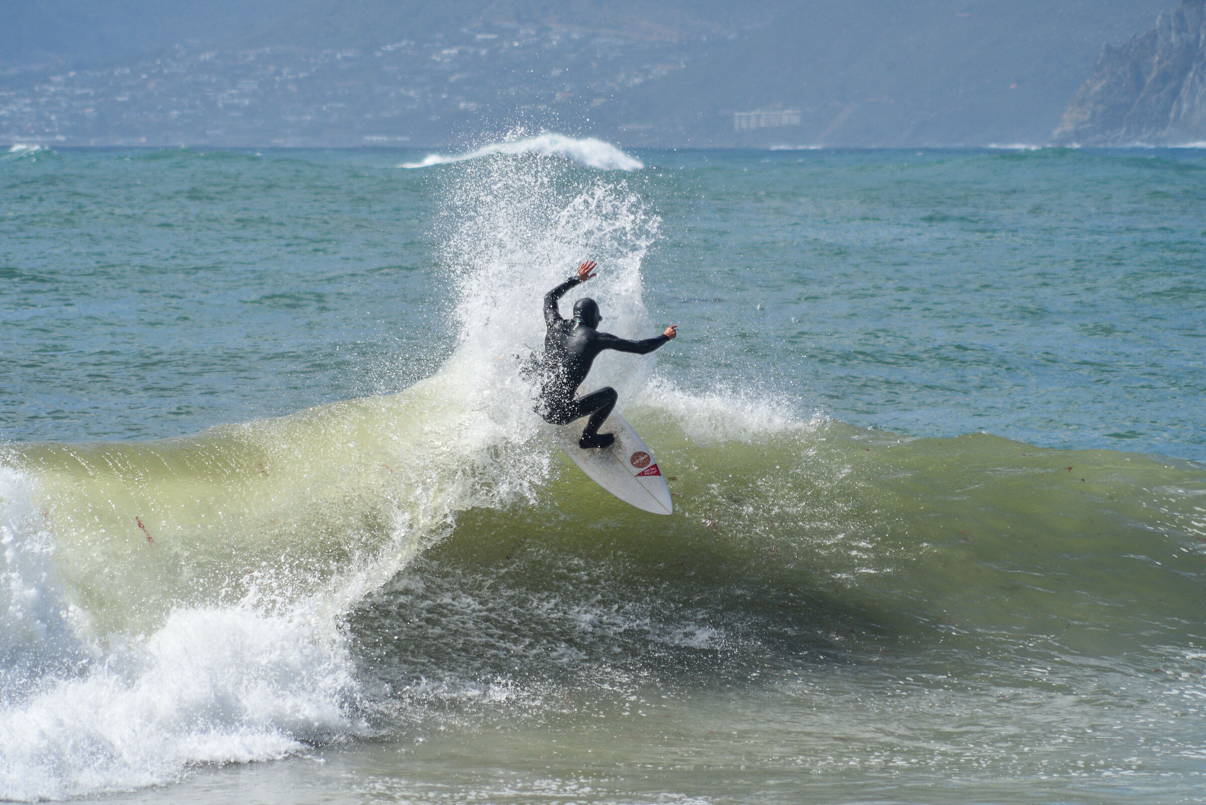 Surfing in Table Mountain National Park...