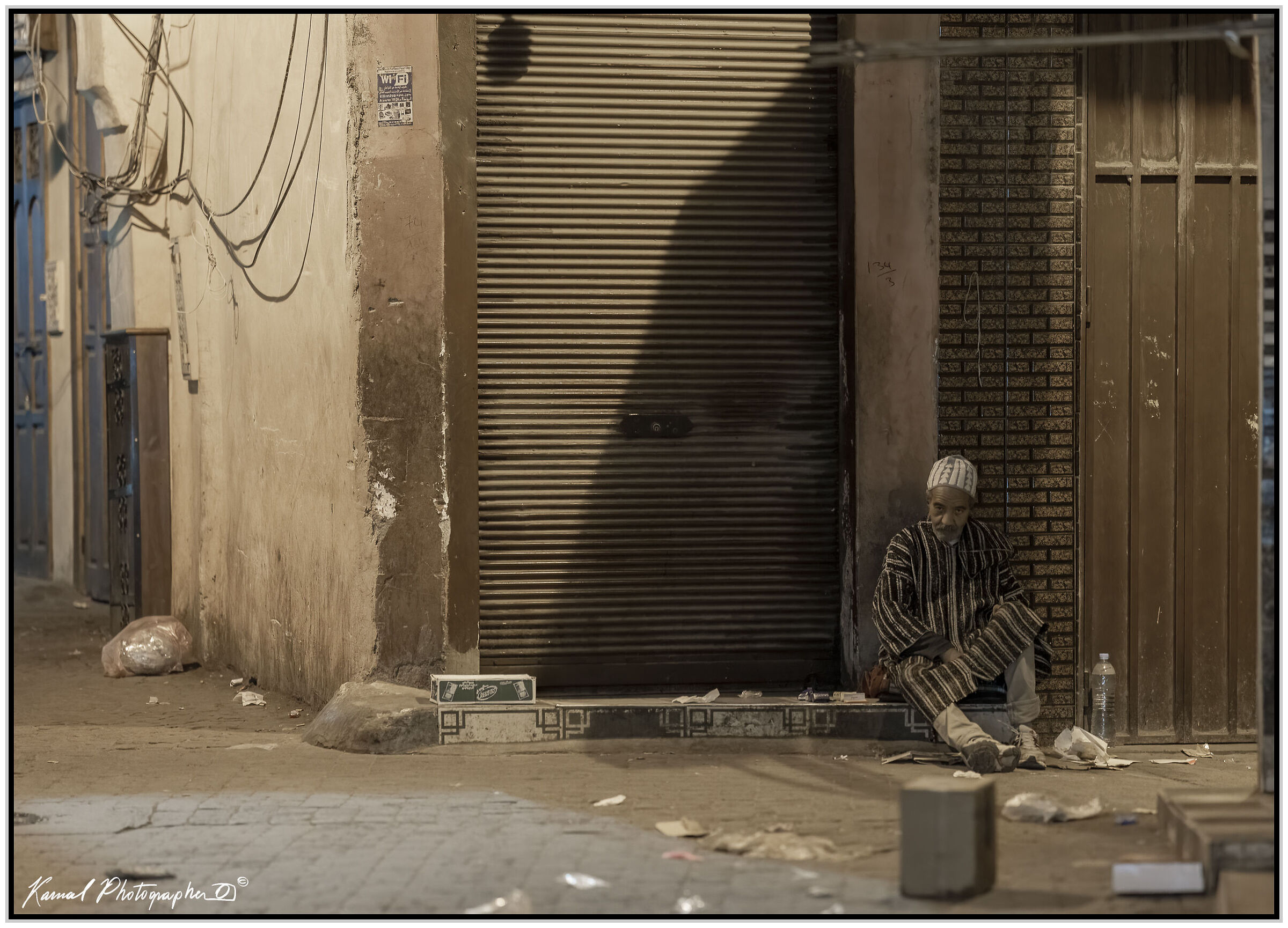 On the streets of Marrakech...