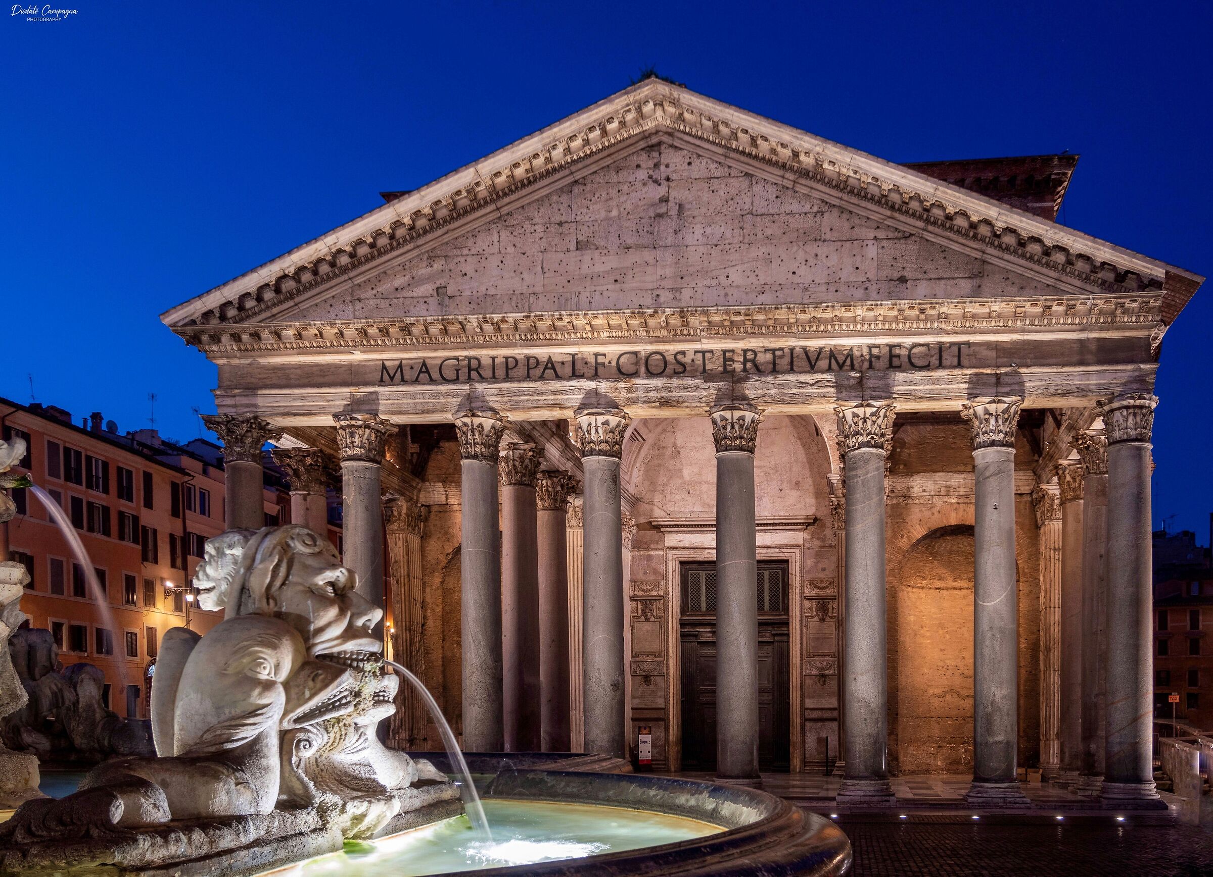 The Pantheon at dawn ...