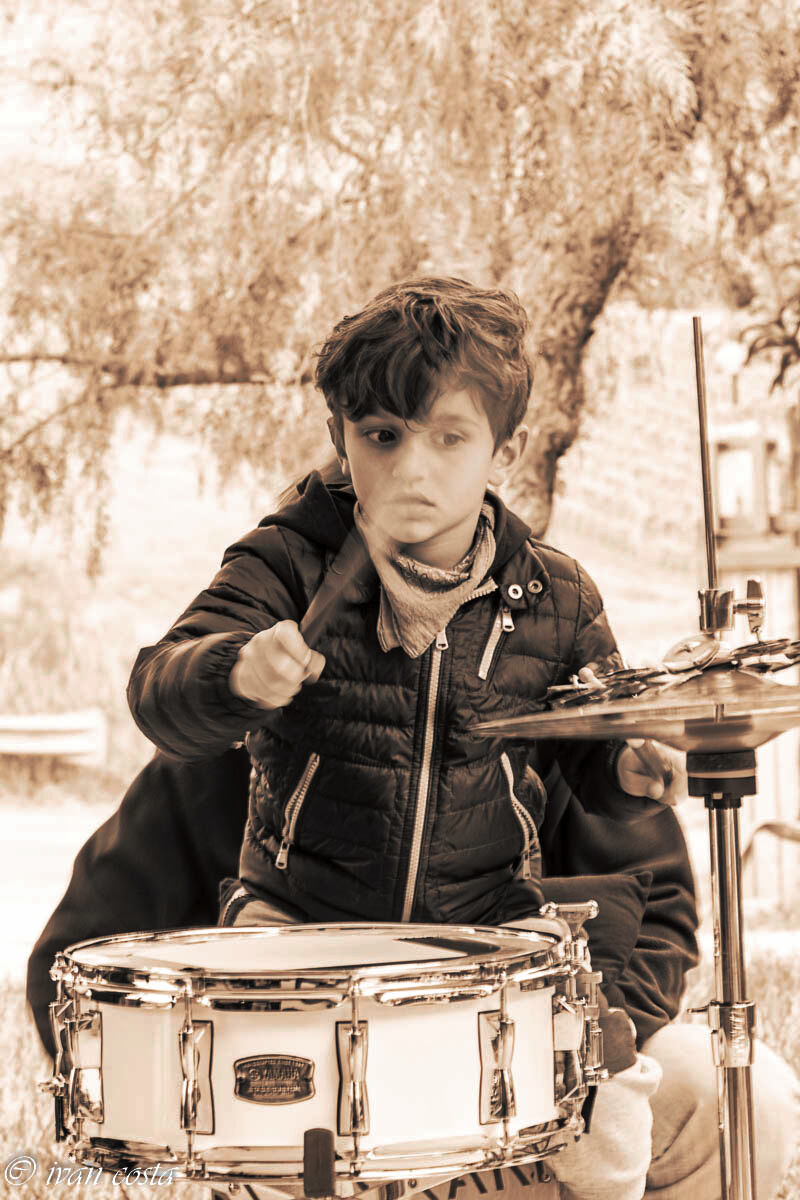 When I grow up I'll be the Drummer-2...